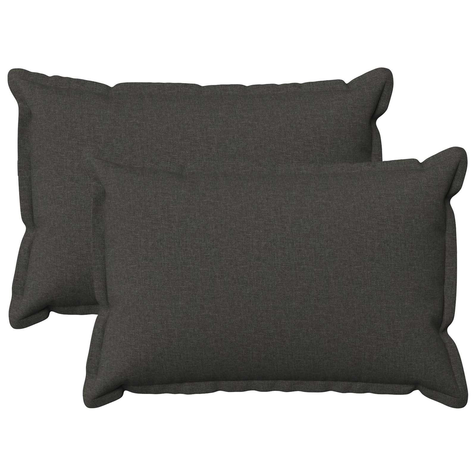 Federa 2 pz HOUTEN Grigio Scuro 30 x 50 cm Lino