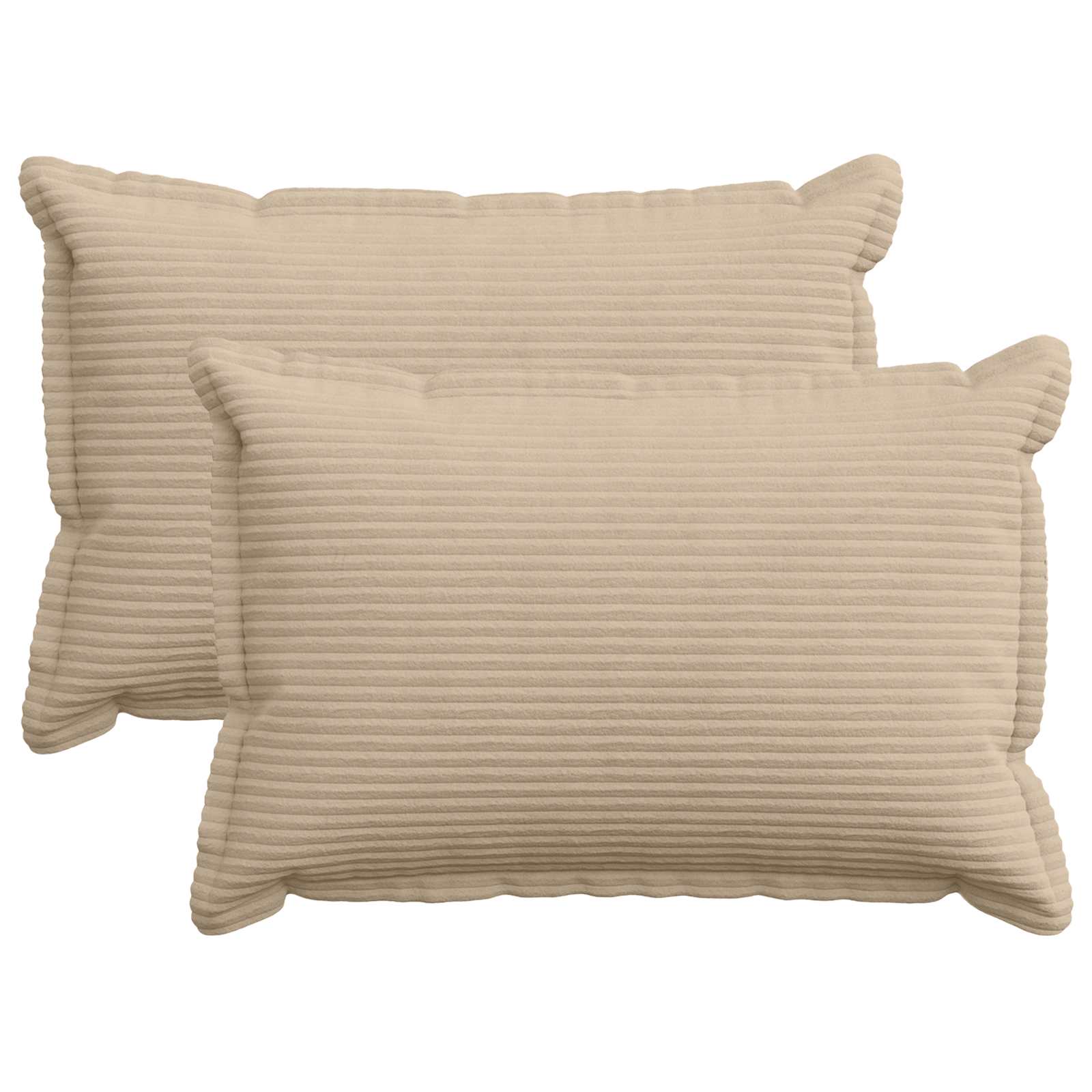 Federa 2 pz HOUTEN Tortora 30 x 50 cm corduroy
