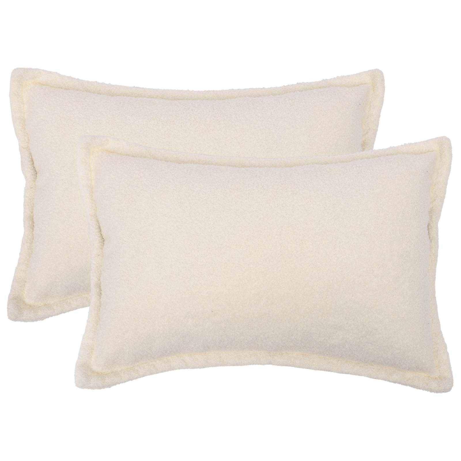 Federa 2 pcs HOUTEN Crema 30 x 50 cm Bouclé