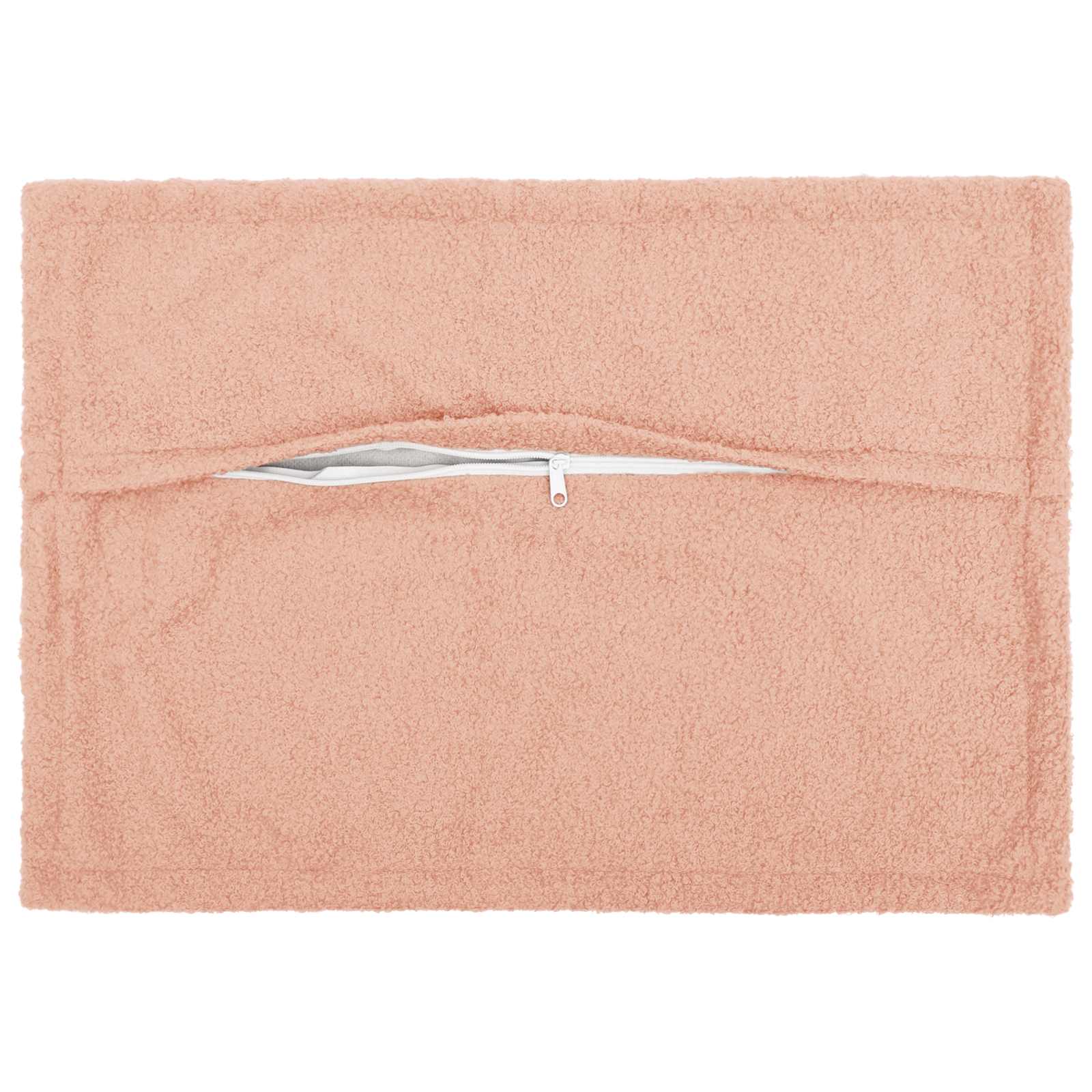 Federa 2 pcs HOUTEN Rosa 30 x 50 cm Bouclé