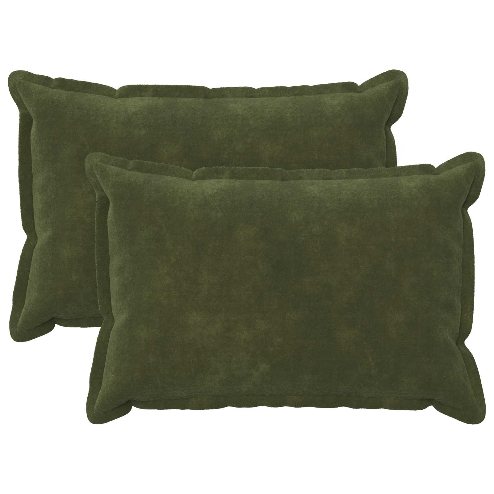 Federa 2 pcs HOUTEN Verde 30 x 50 cm Fleece in microfibra