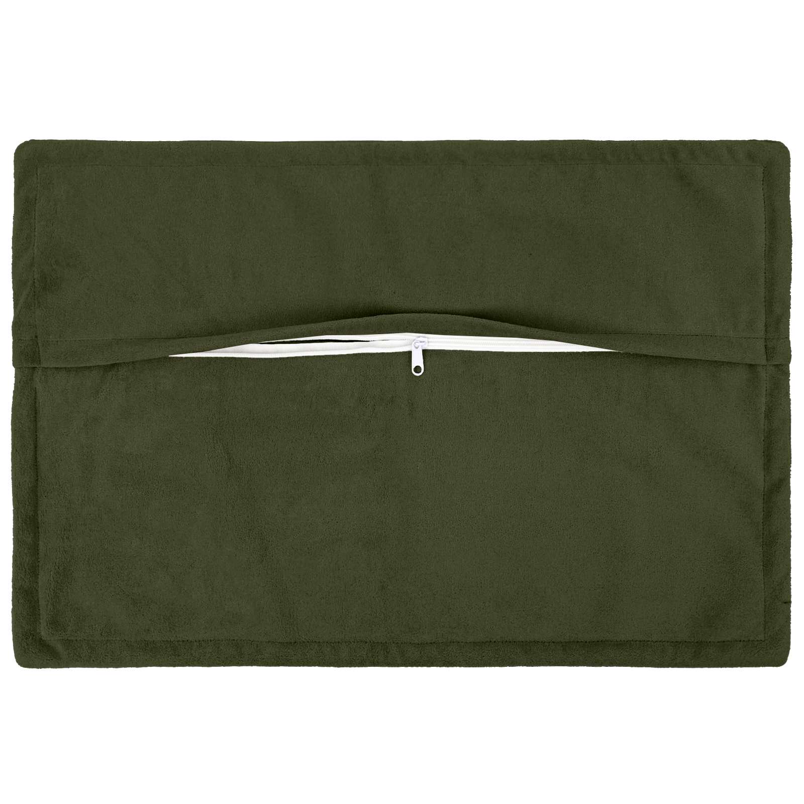 Federa 2 pcs HOUTEN Verde 30 x 50 cm Fleece in microfibra