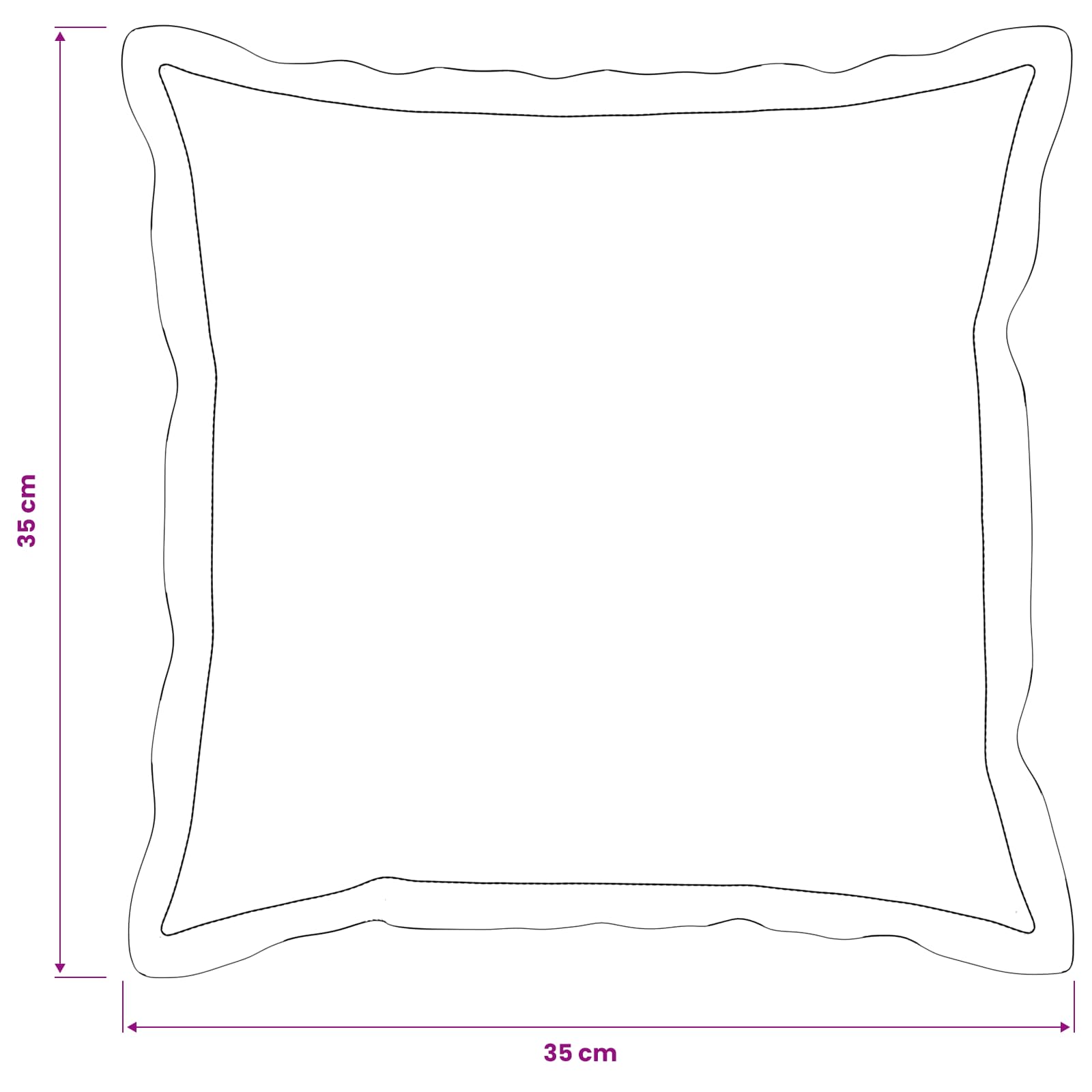Federa 2 pcs HOUTEN Grigio Scuro 35 x 35 cm Lino
