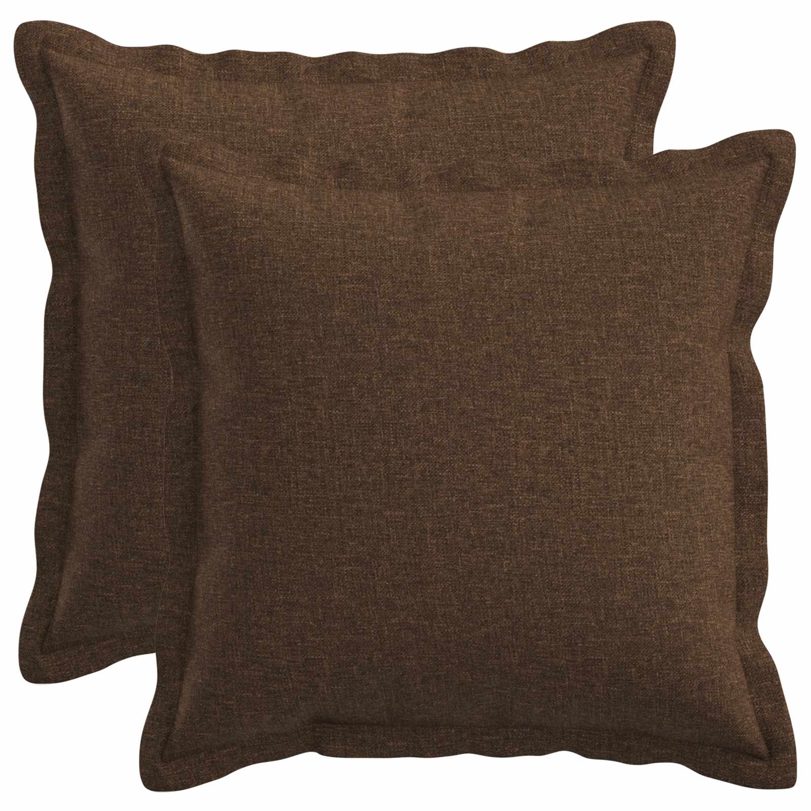 Federa 2 pcs HOUTEN Marrone 35 x 35 cm Lino