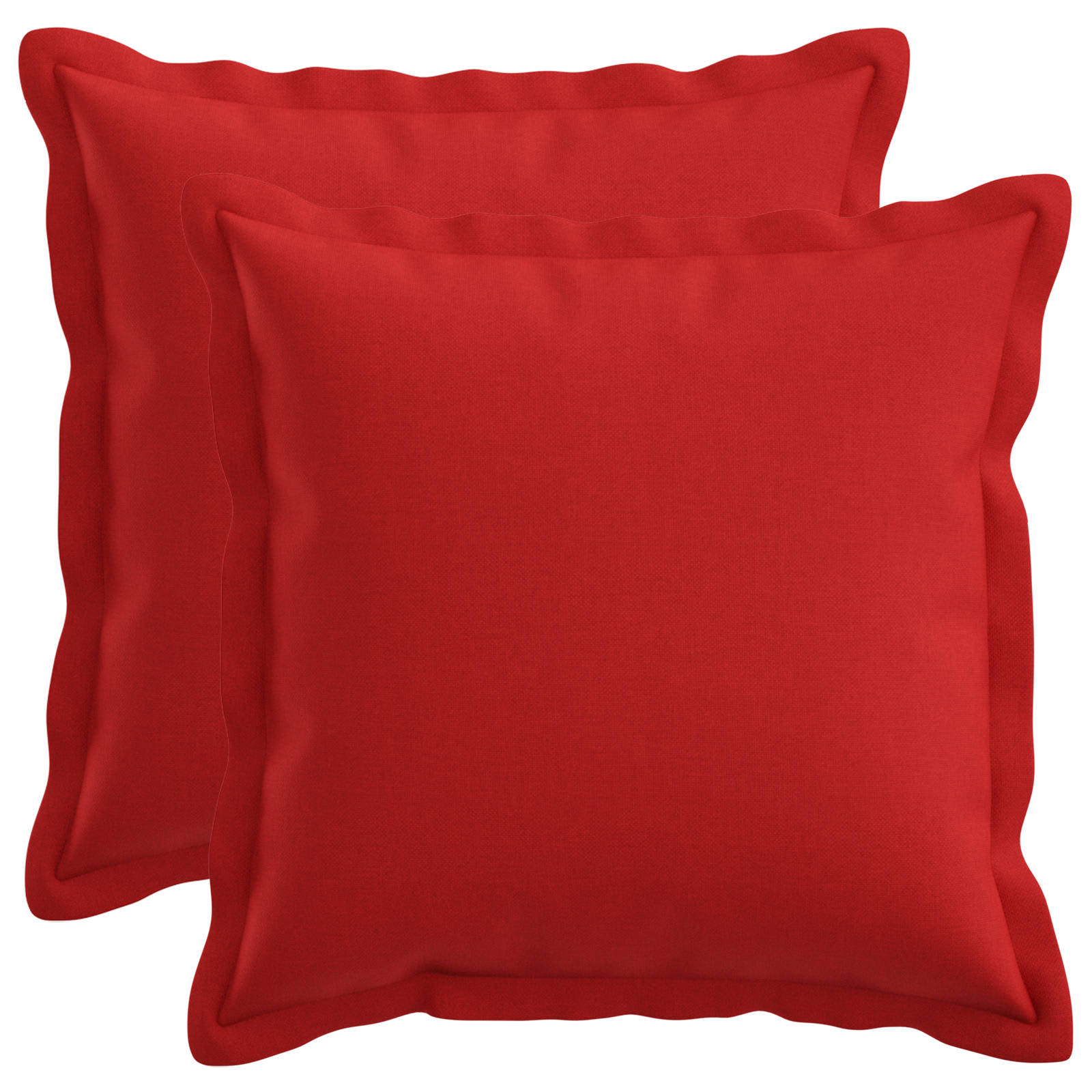 Federa 2 pcs HOUTEN Rosso 35 x 35 cm Lino