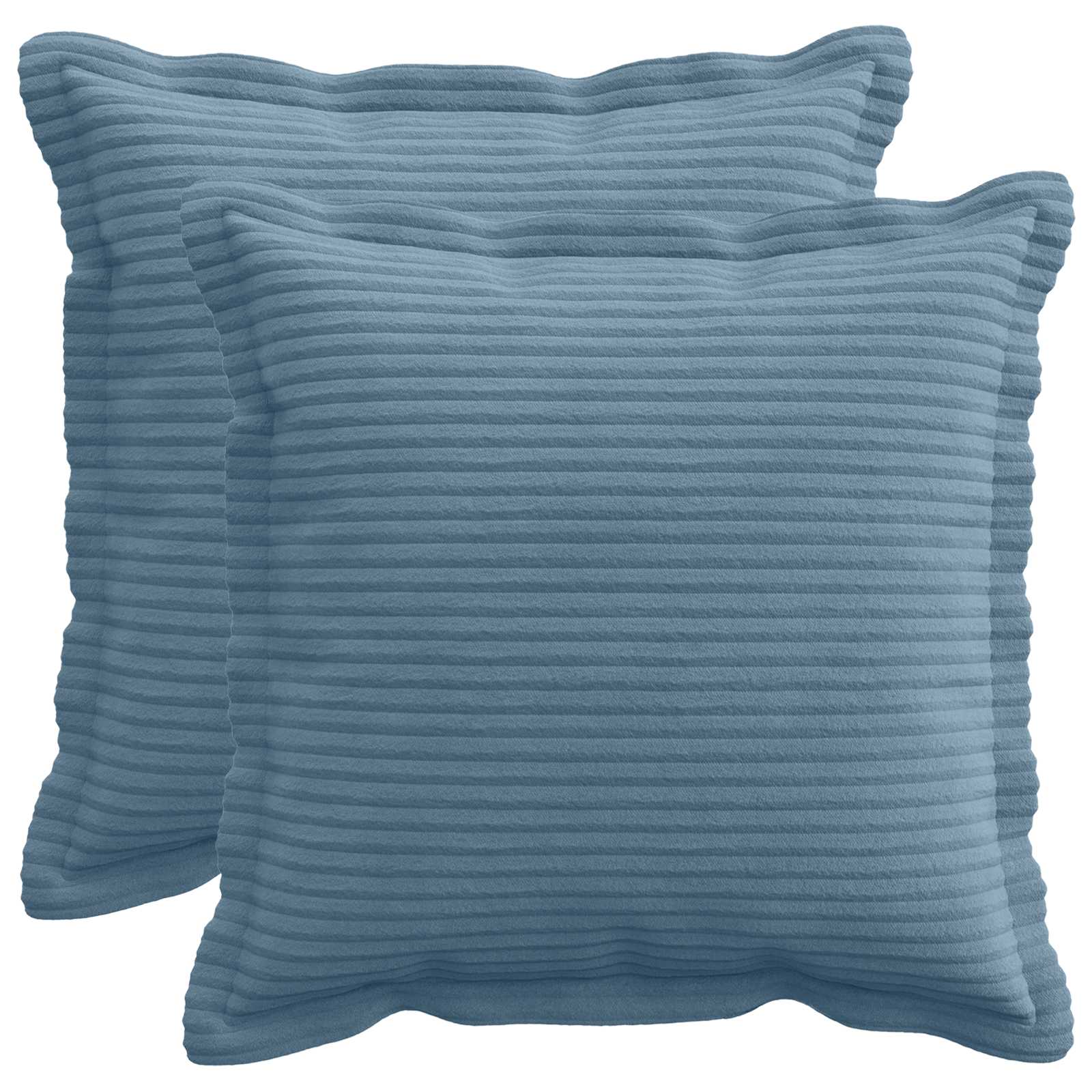 Federa 2 pz HOUTEN Blu 35 x 35 cm corduroy