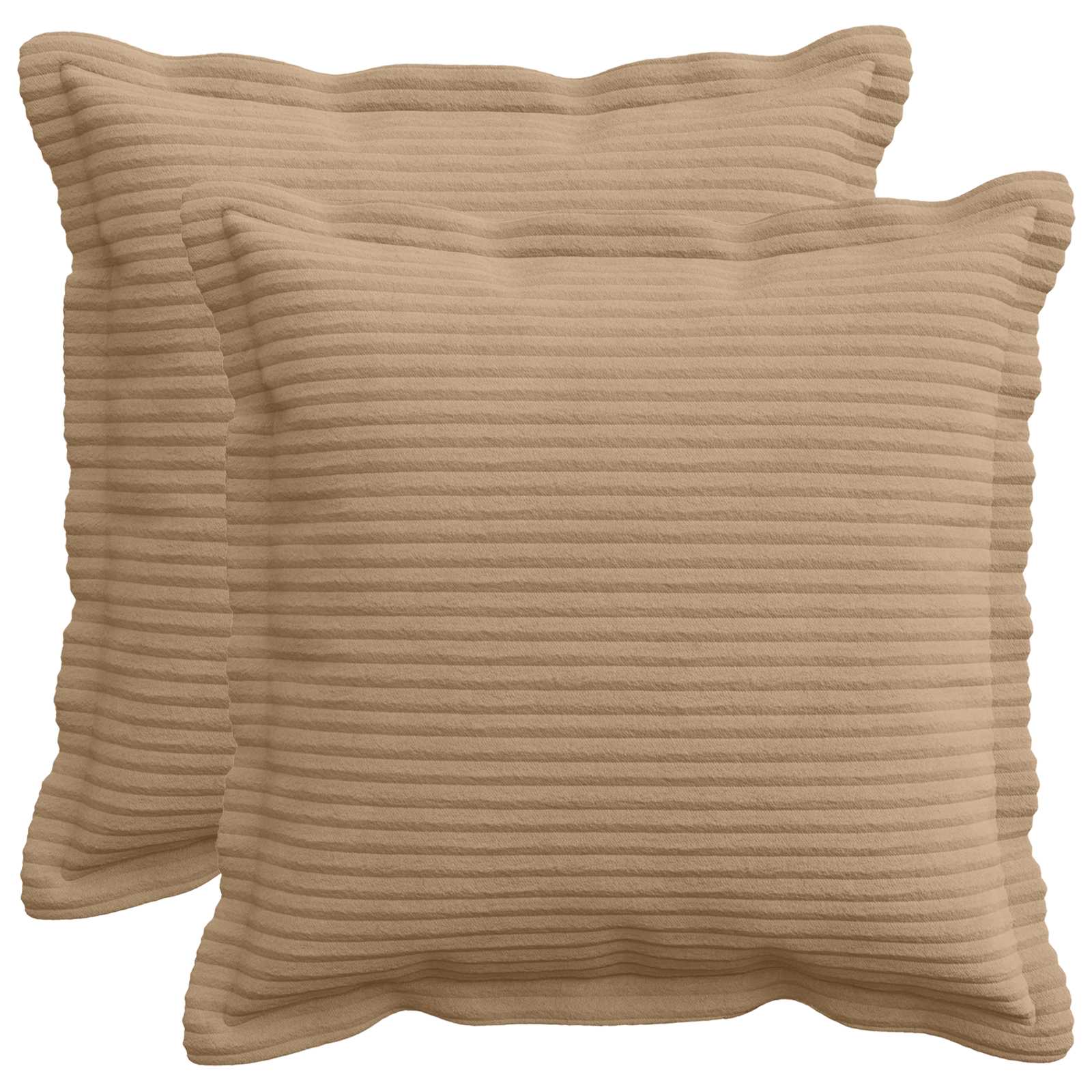 Federa 2 pz HOUTEN Marrone 35 x 35 cm corduroy