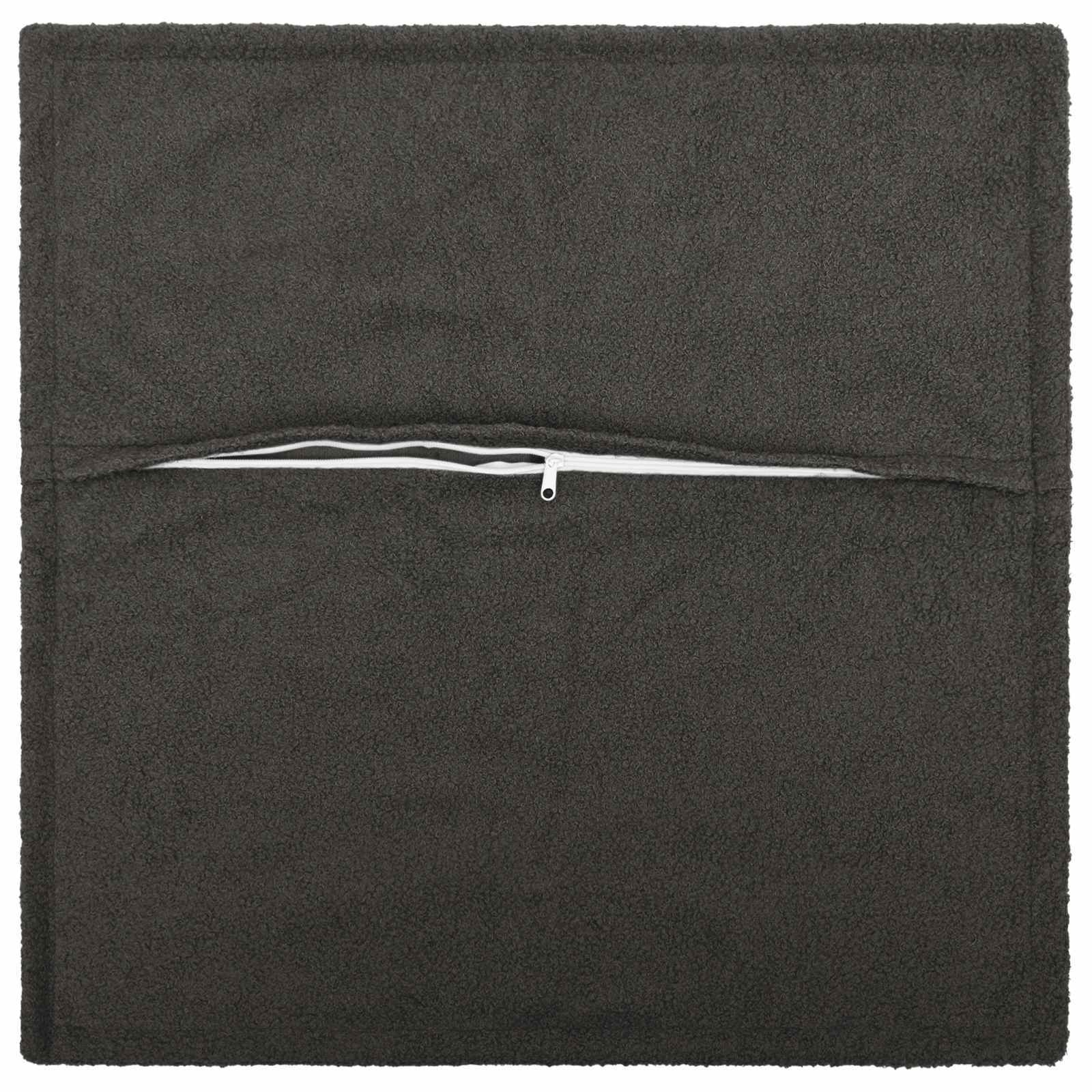 Federa 2 pcs HOUTEN Grigio Scuro 35 x 35 cm Bouclé
