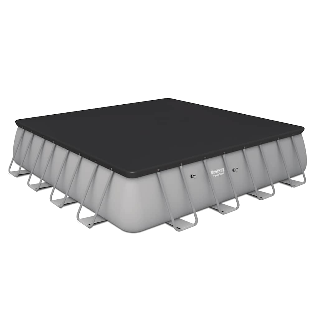 Bestway Power Steel Set Piscina Quadrata 488x488x122 cm 56626