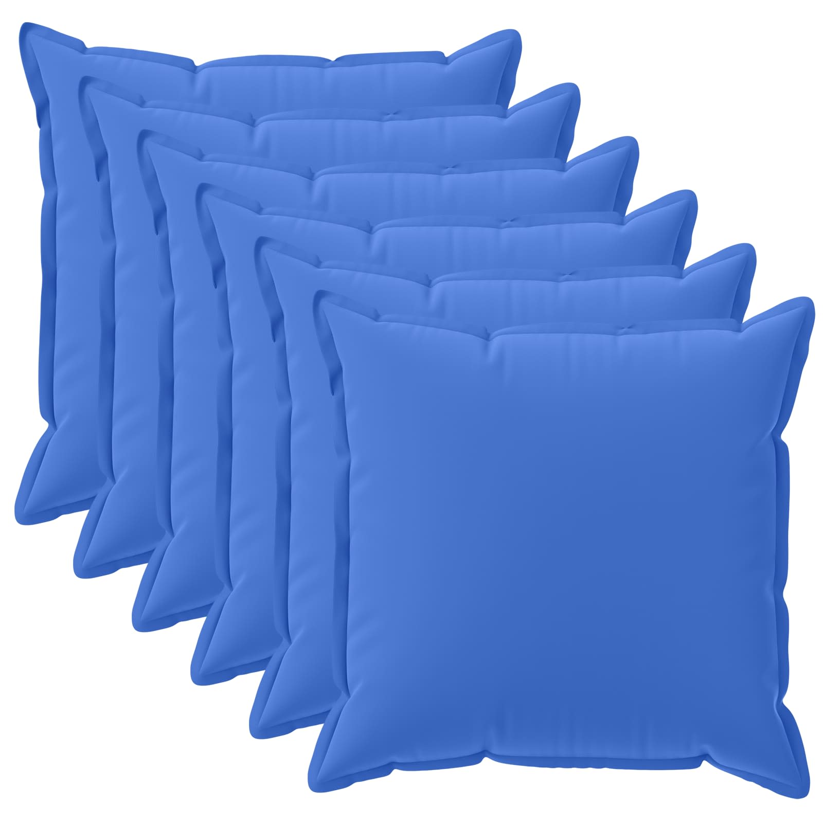 Federa 6 pz HOUTEN Blu Reale 35 x 35 cm Poliestere
