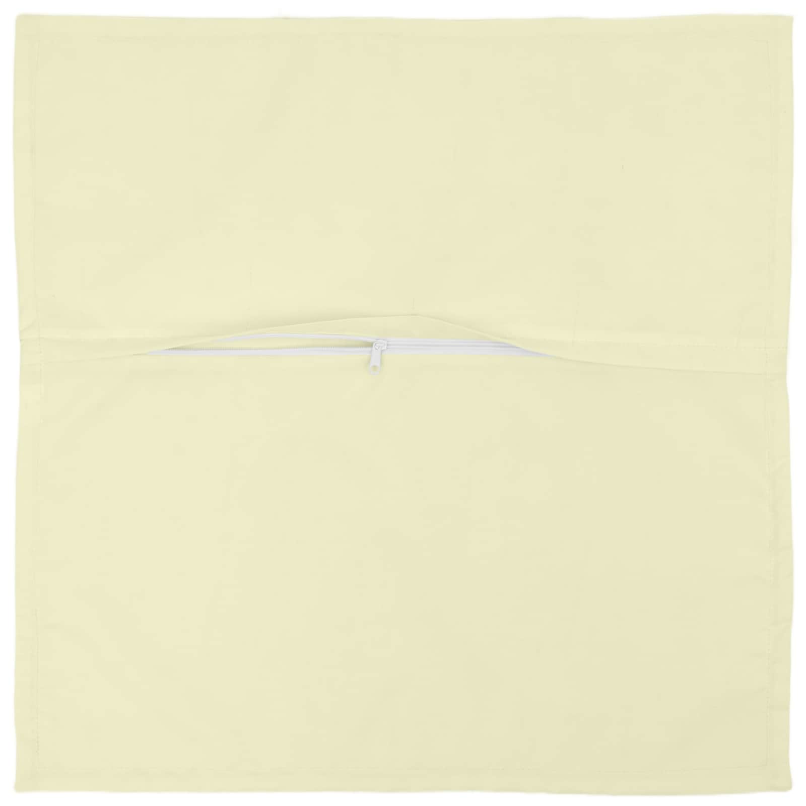 Federa 2 pz HOUTEN Crema 35 x 35 cm Poliestere