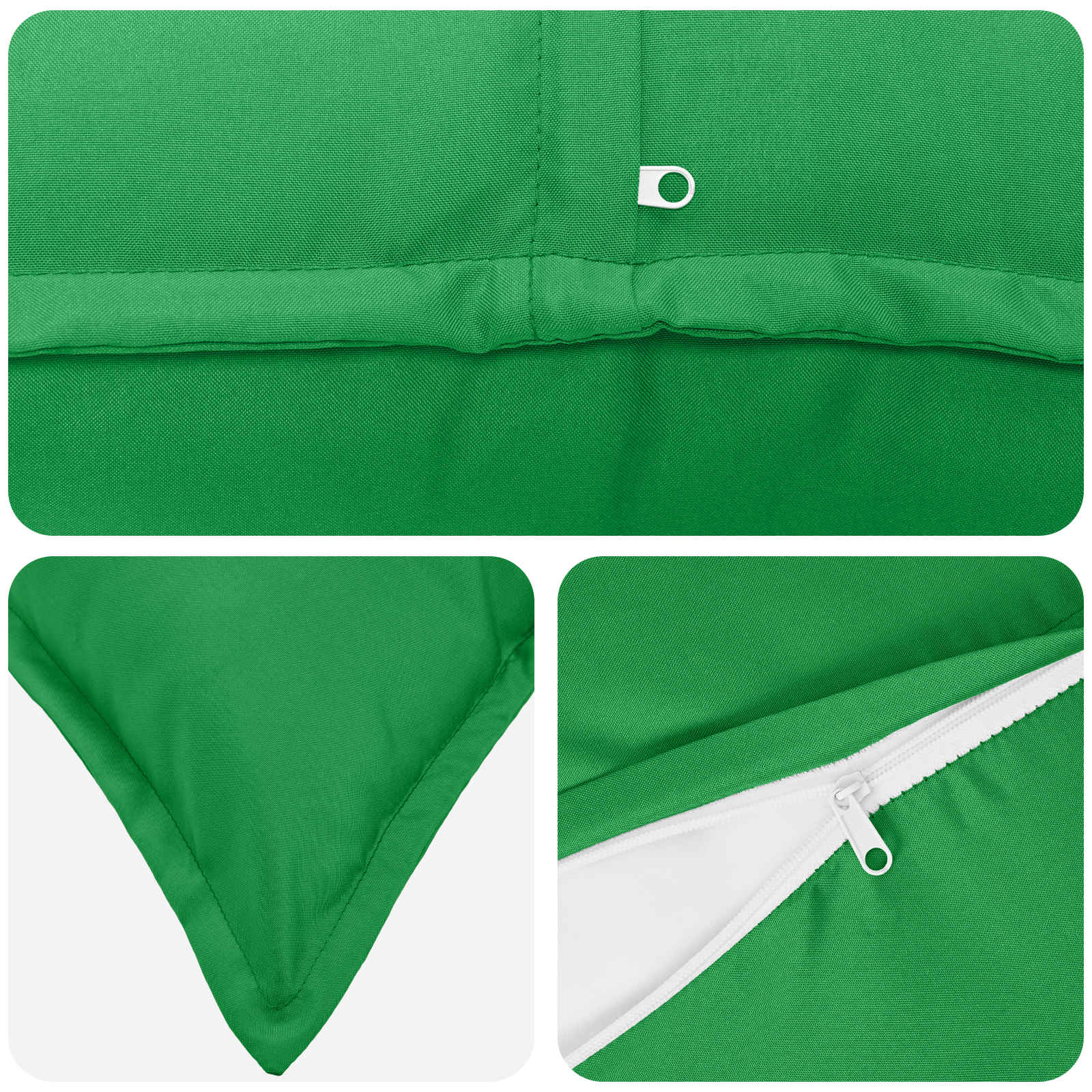 Federa 2 pz HOUTEN Verde 35 x 35 cm Poliestere