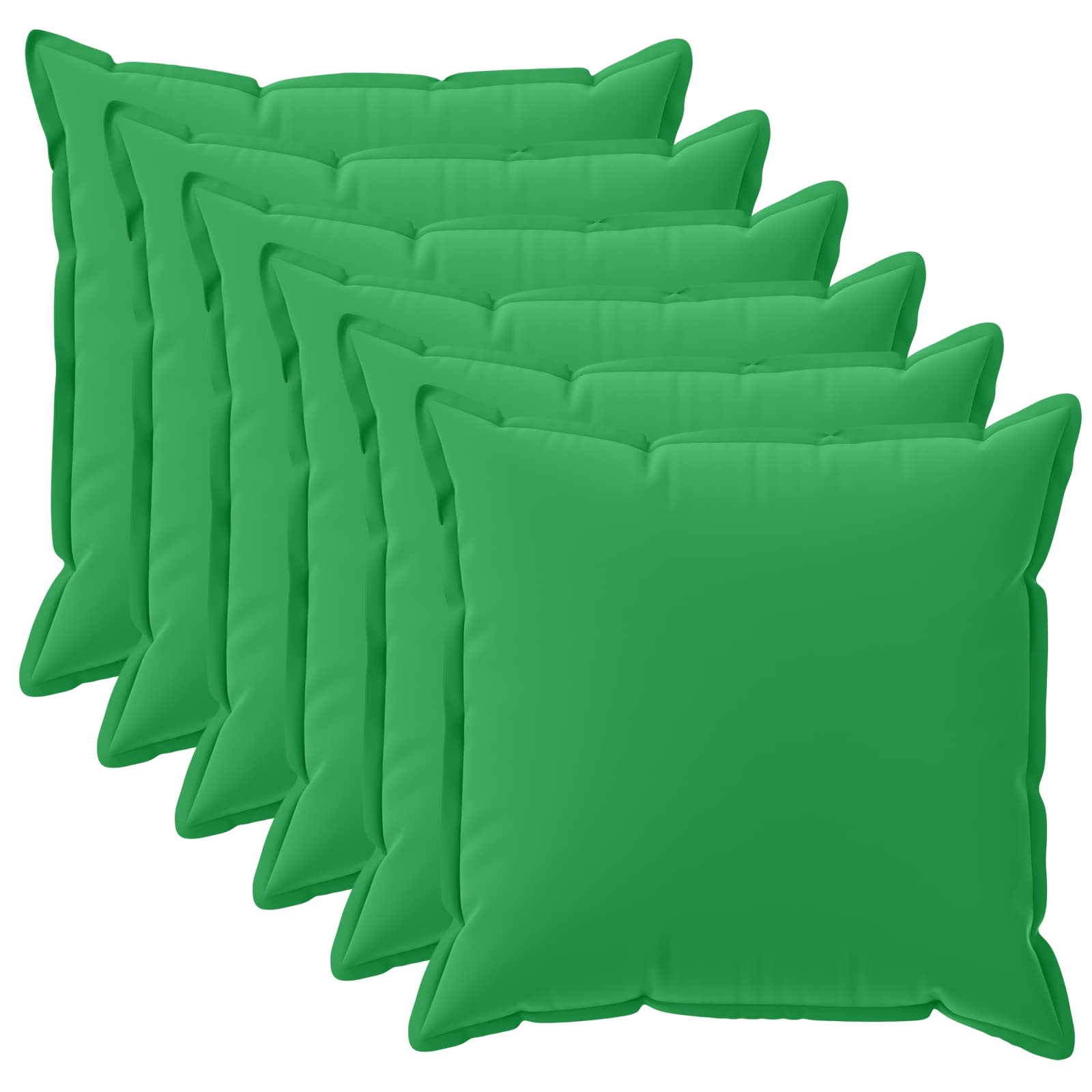 Federa 6 pz HOUTEN Verde 35 x 35 cm Poliestere