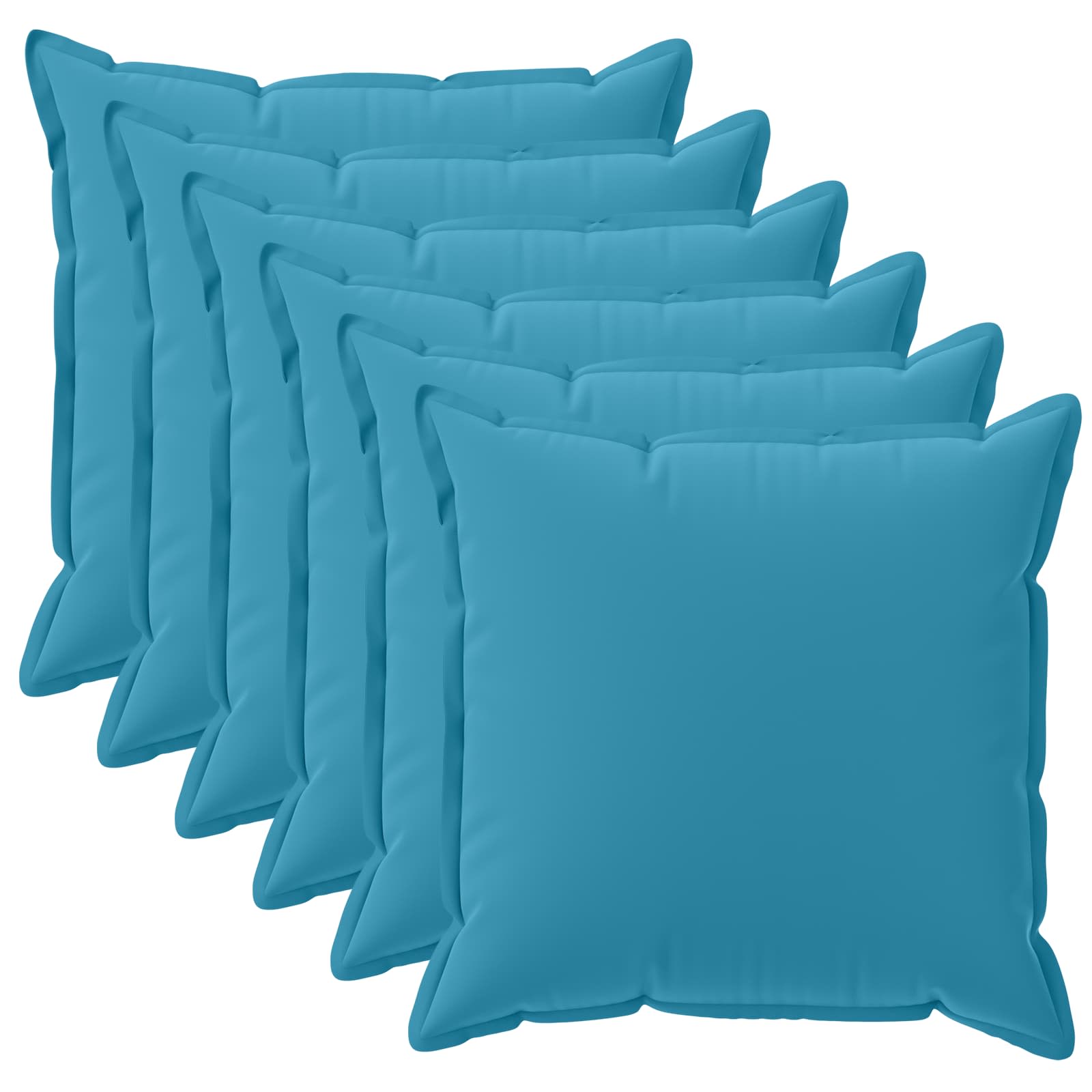 Federa 6 pz HOUTEN Azzurro 35 x 35 cm Poliestere