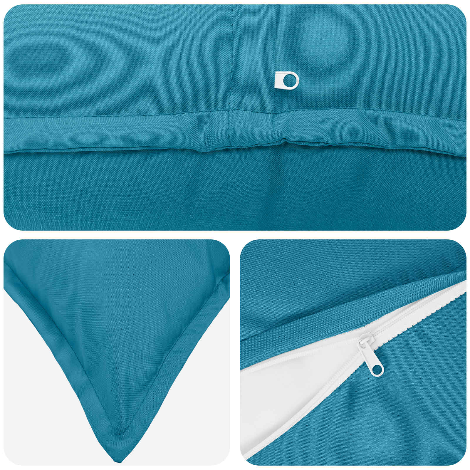 Federa 6 pz HOUTEN Azzurro 35 x 35 cm Poliestere