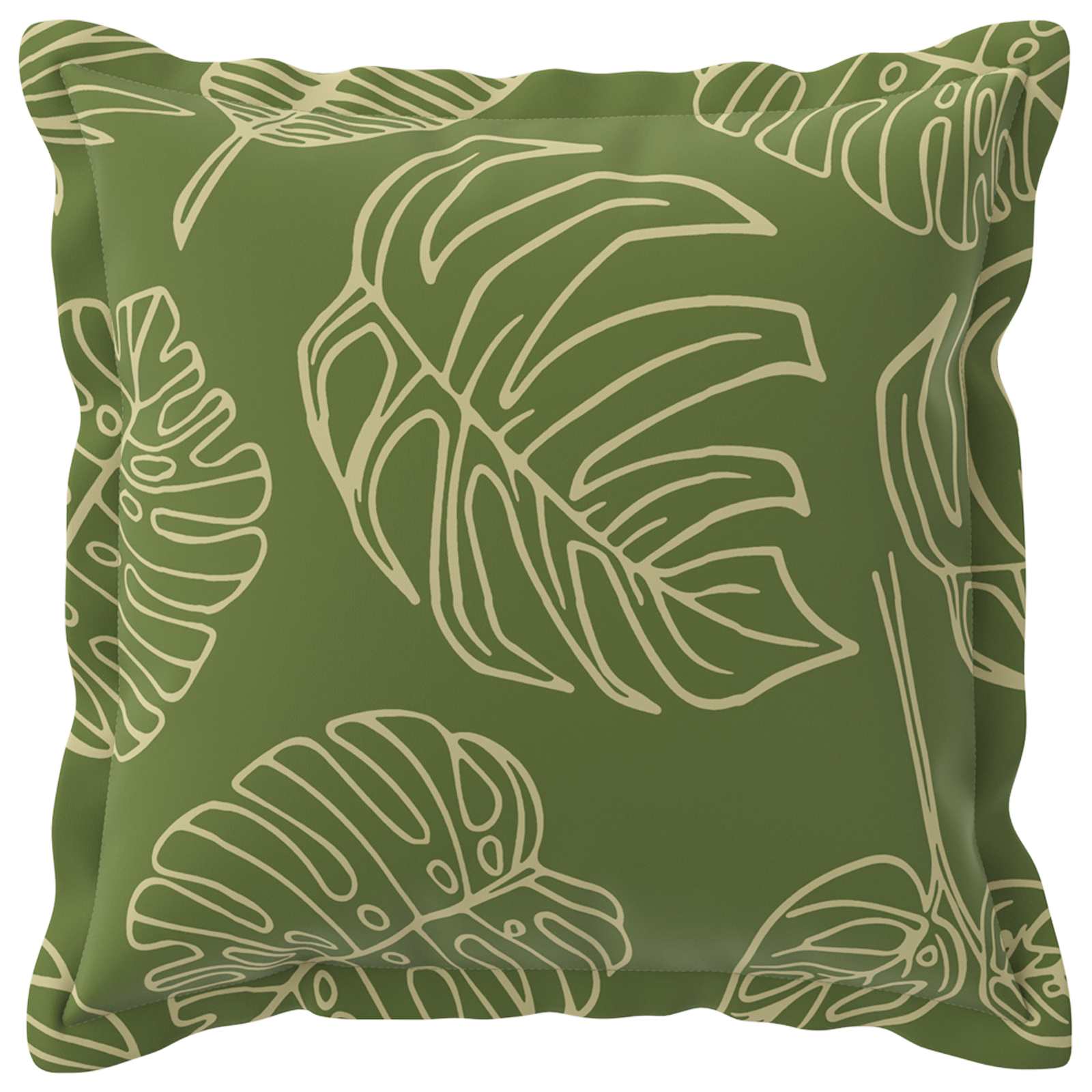 Federa 6 pz HOUTEN Design a foglia 35 x 35 cm Poliestere