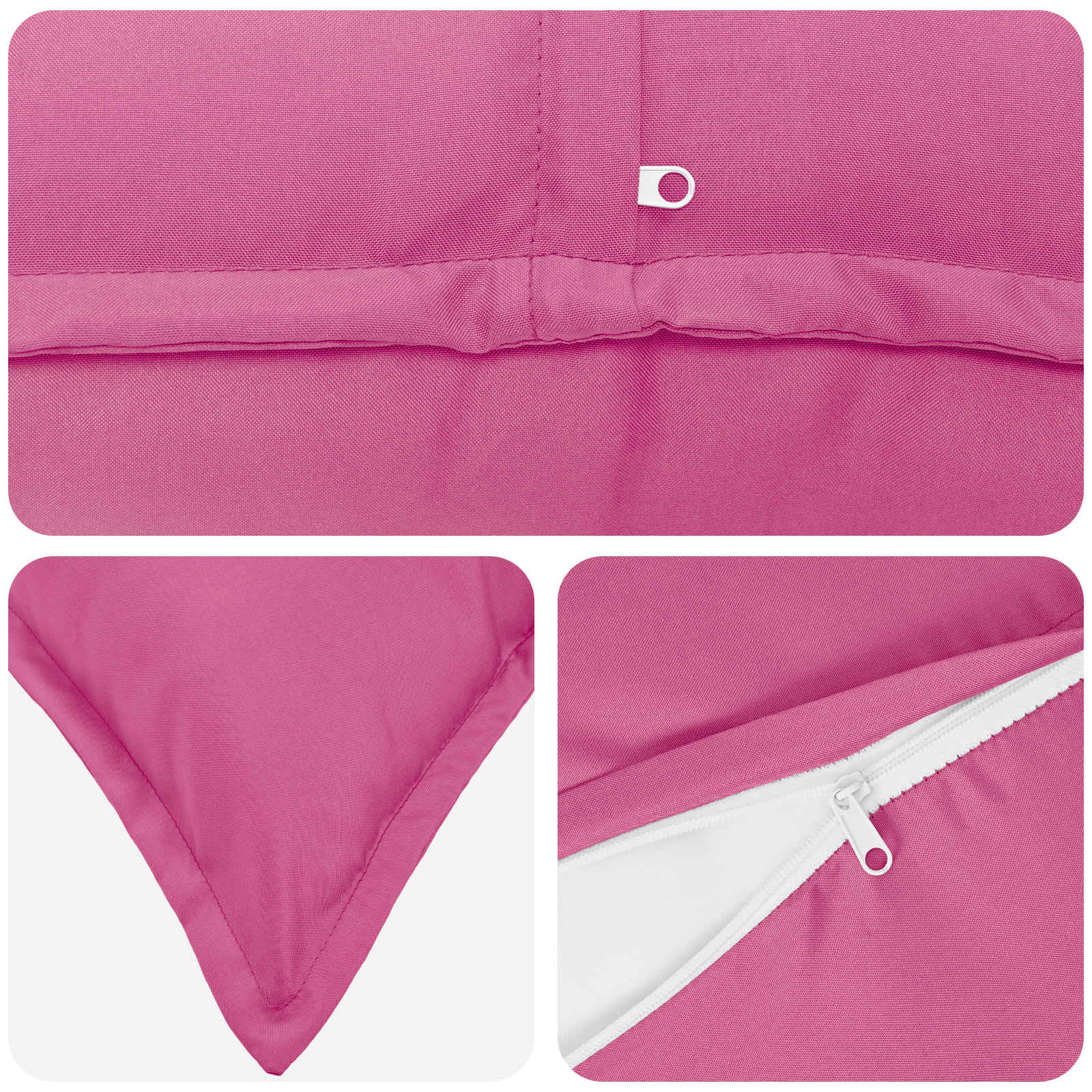 Federa 6 pz HOUTEN Rosa 35 x 35 cm Poliestere