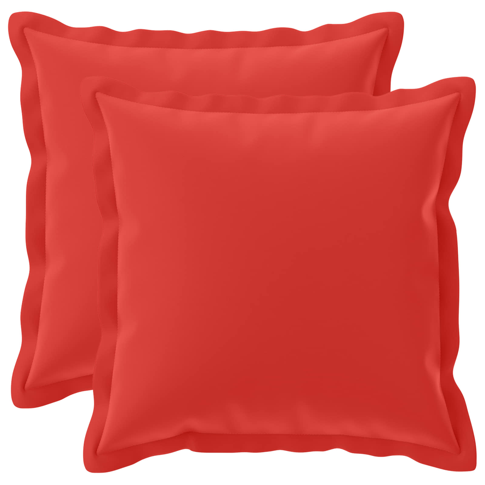 Federa 2 pz HOUTEN Rosso 35 x 35 cm Poliestere