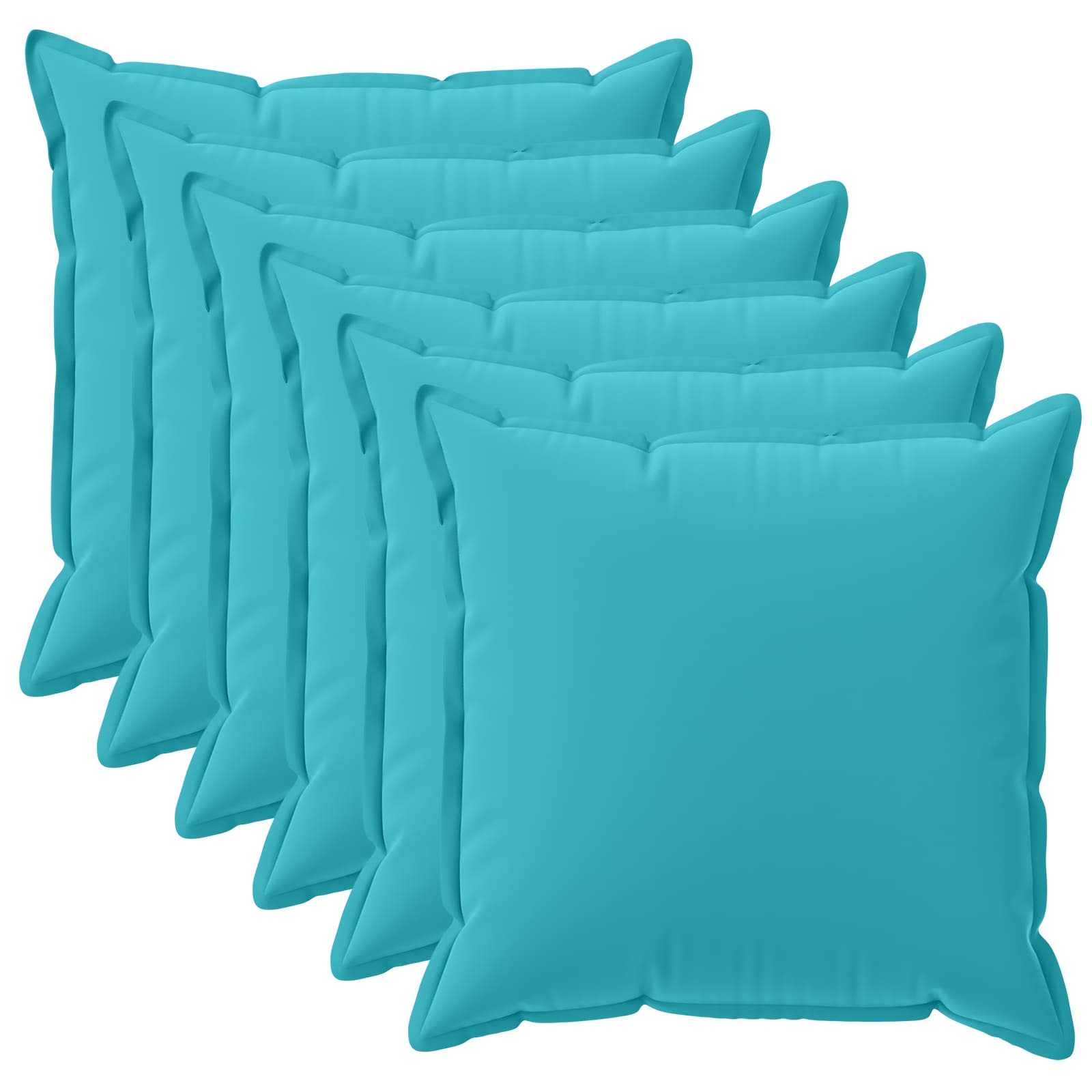 Federa 6 pz HOUTEN Turchese 35 x 35 cm Poliestere