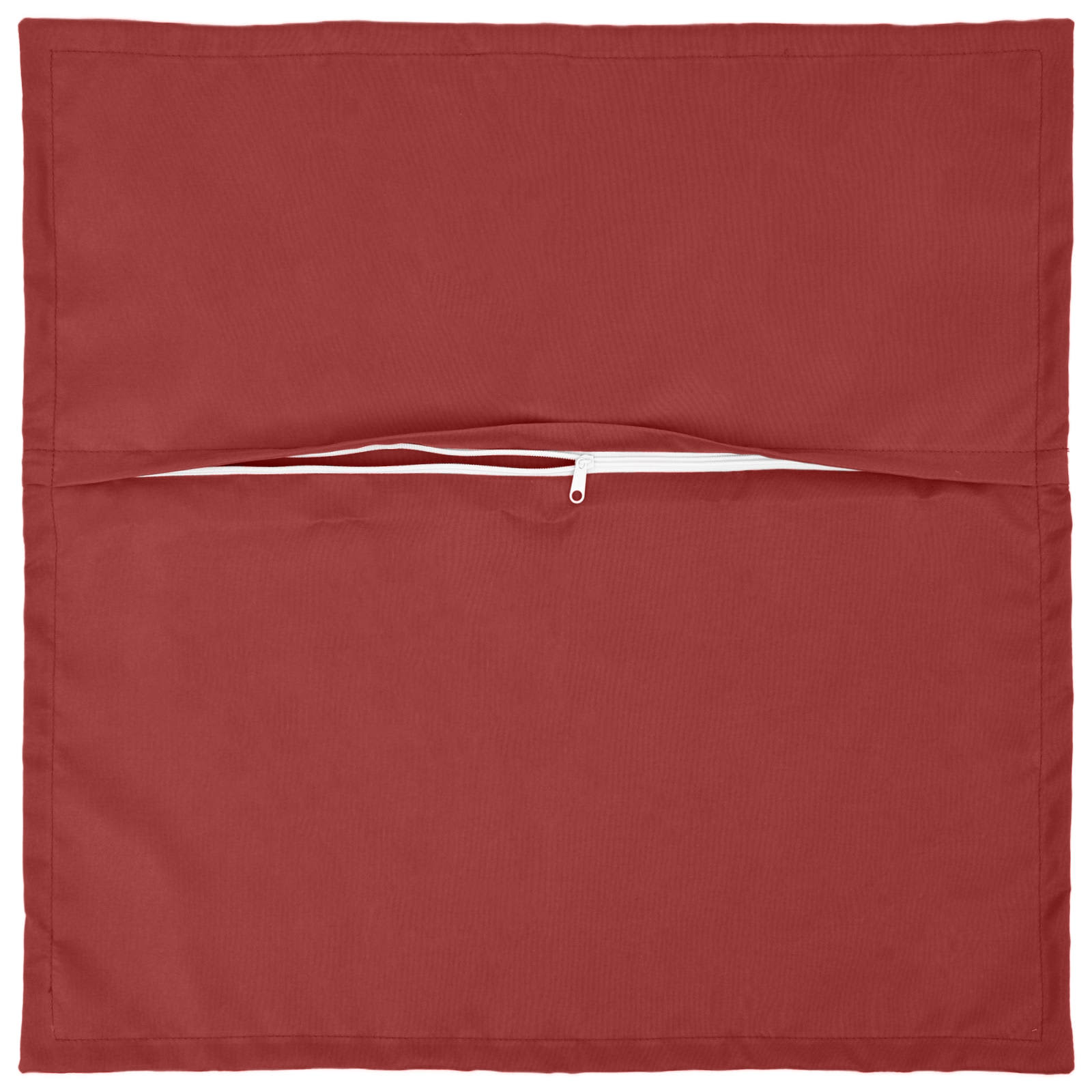 Federa 2 pz HOUTEN Rosso Vino 35 x 35 cm Poliestere