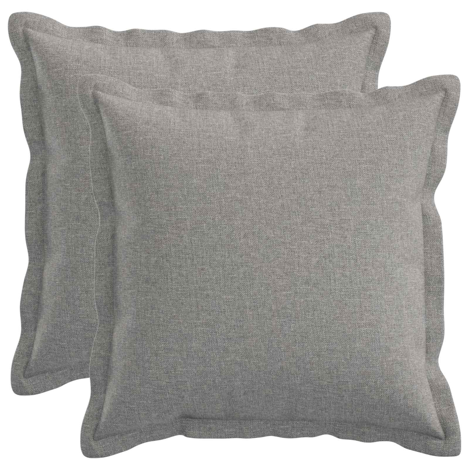 Federa 2 pcs HOUTEN Grigio Nuvola 40 x 40 cm Lino