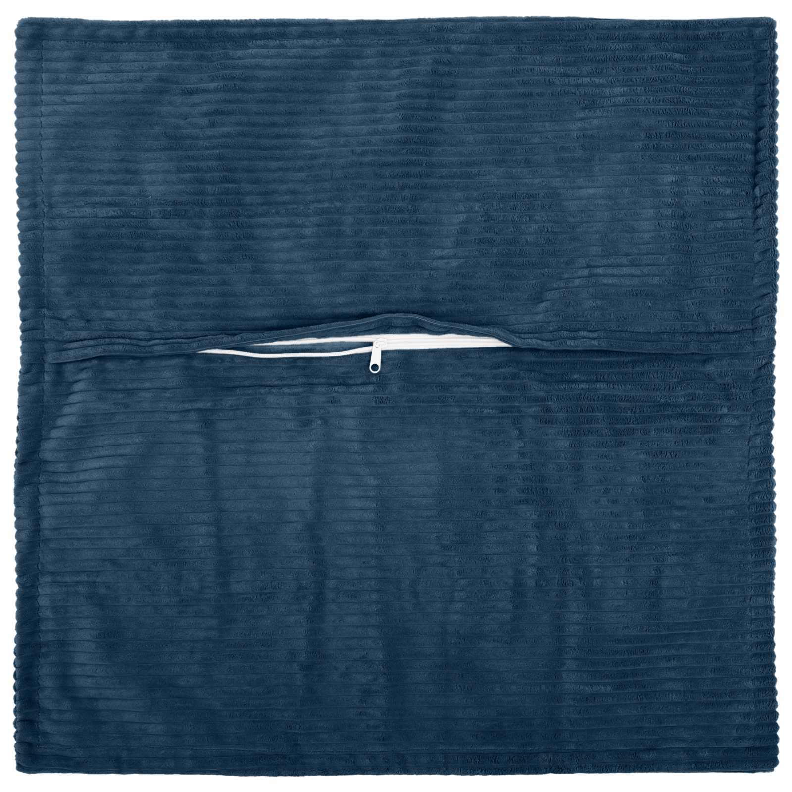 Federa 2 pz HOUTEN Blu navy 40 x 40 cm corduroy