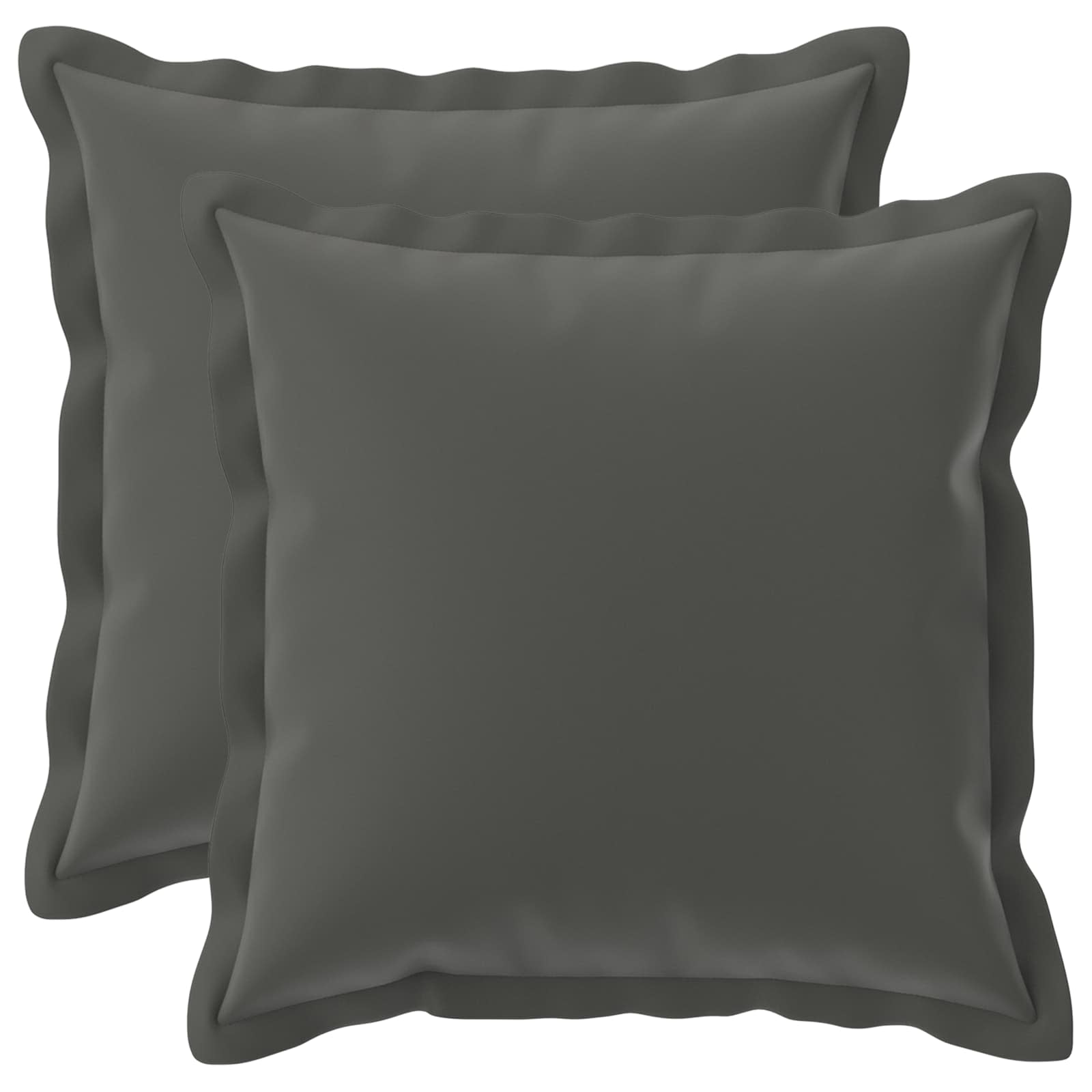 Federa 2 pz HOUTEN Antracite 40 x 40 cm Poliestere
