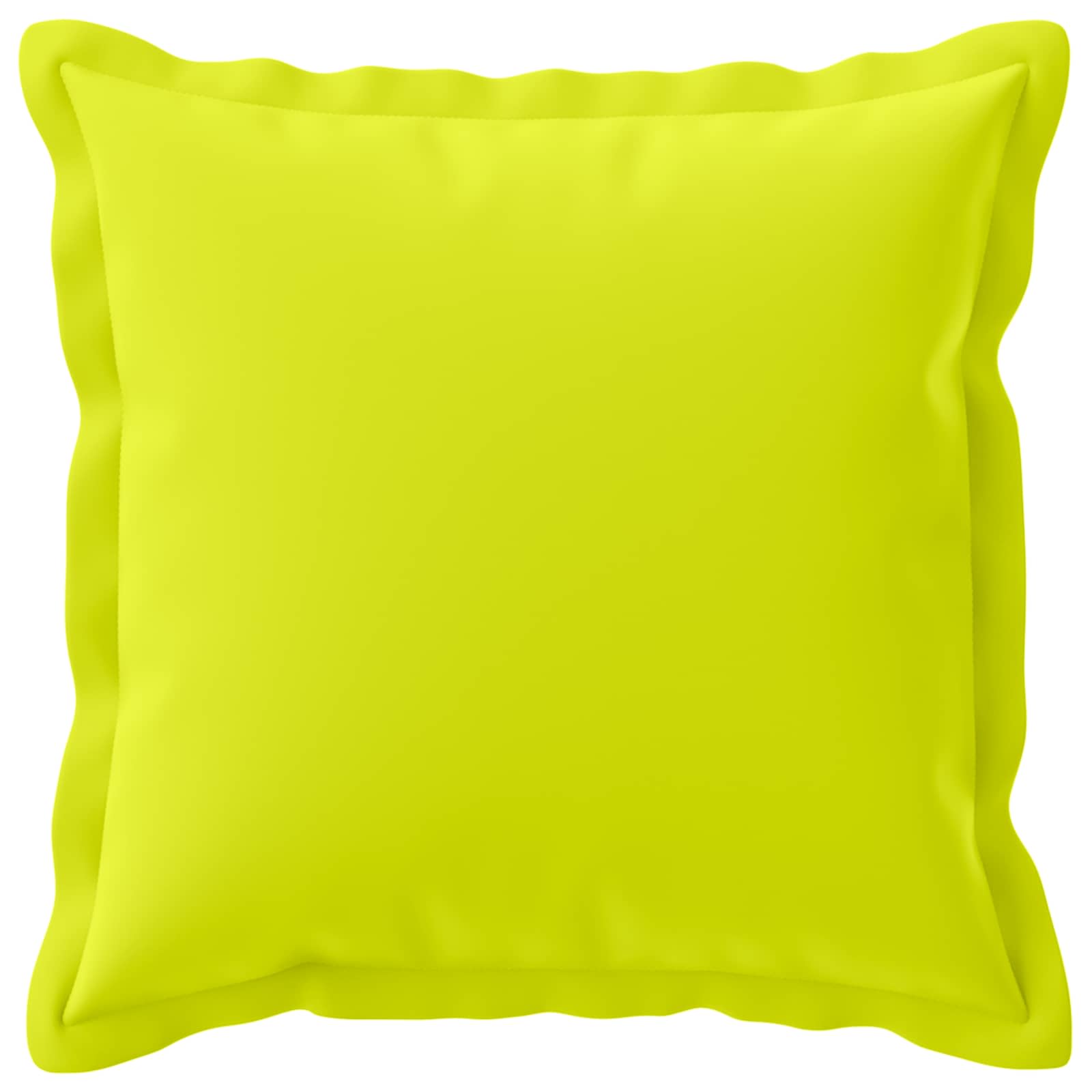 Federa 6 pz HOUTEN Verde brillante. 40 x 40 cm Poliestere
