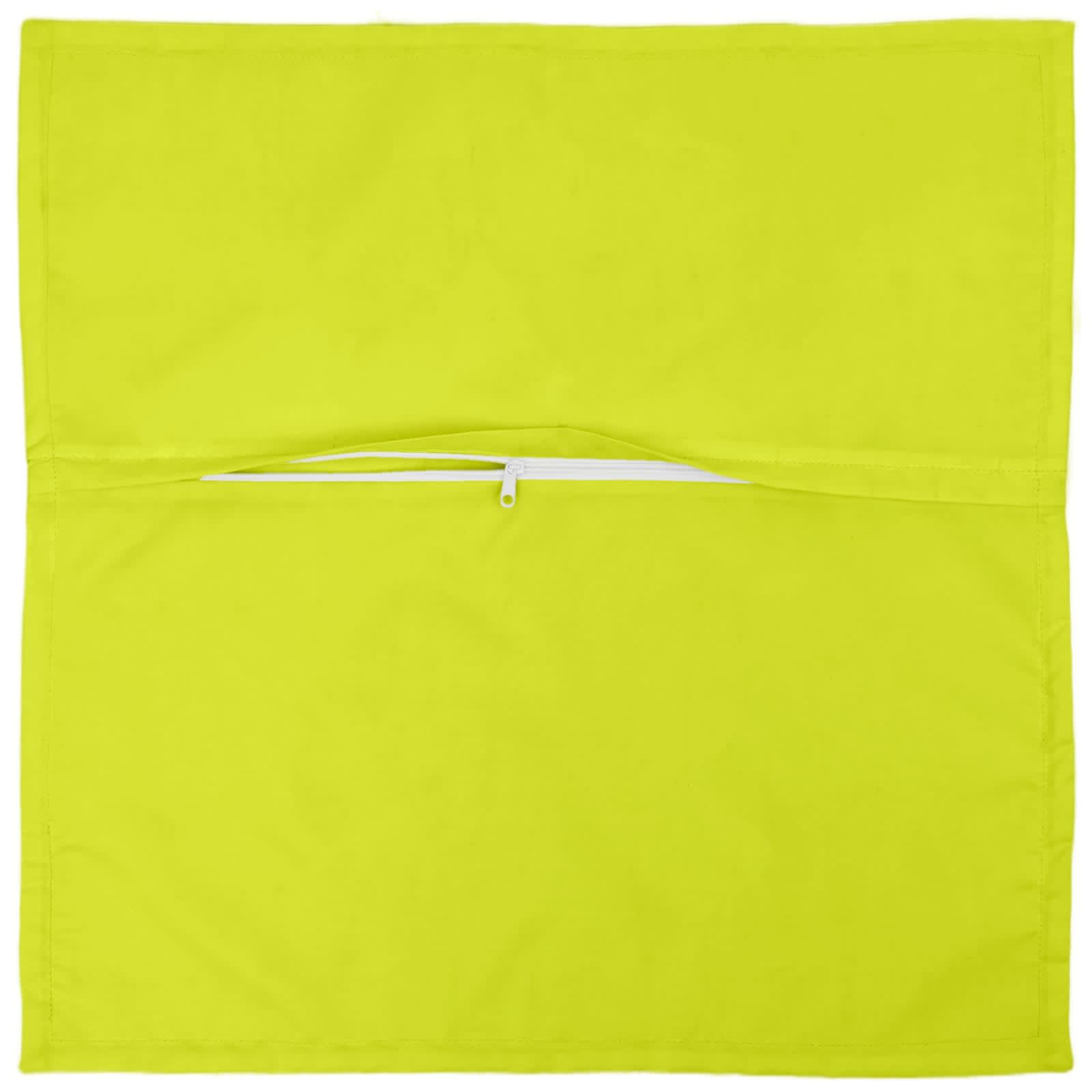 Federa 6 pz HOUTEN Verde brillante. 40 x 40 cm Poliestere