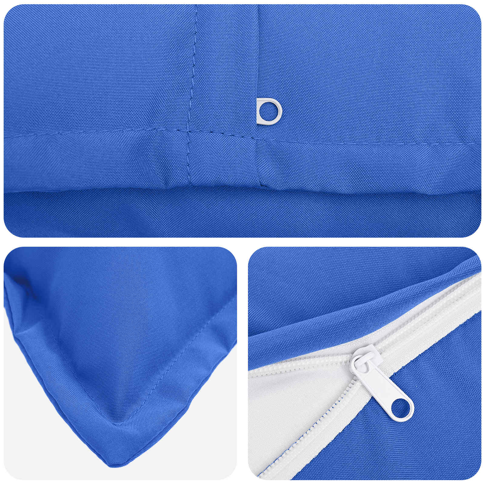 Federa 2 pz HOUTEN Blu Reale 40 x 40 cm Poliestere
