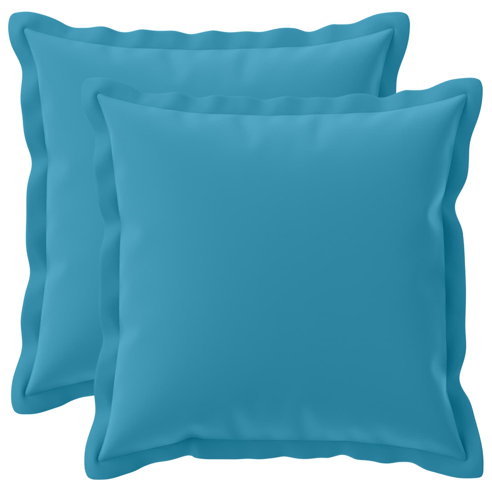 Federa 2 pz HOUTEN Azzurro 40 x 40 cm Poliestere