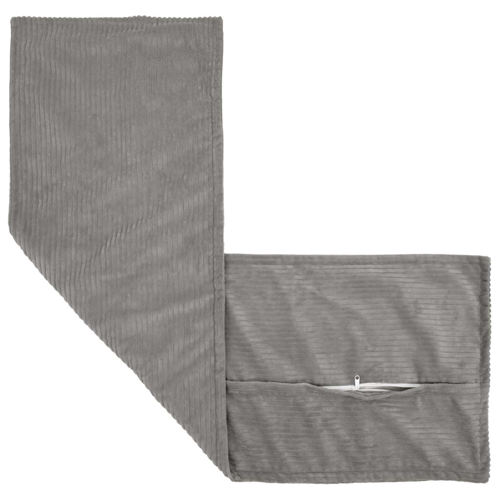 Federa 2 pz HOUTEN Grigio Chiaro 40 x 145 cm corduroy