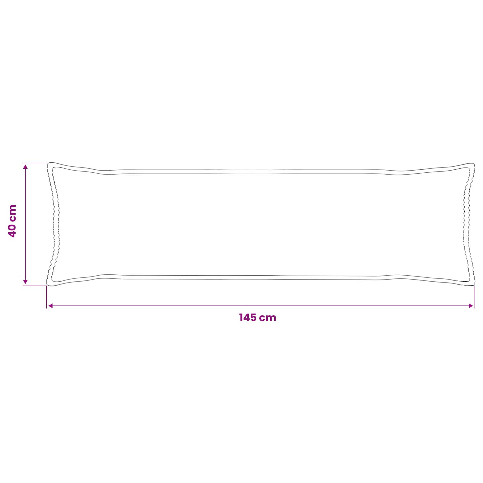 Federa HOUTEN Crema 40 x 145 cm corduroy
