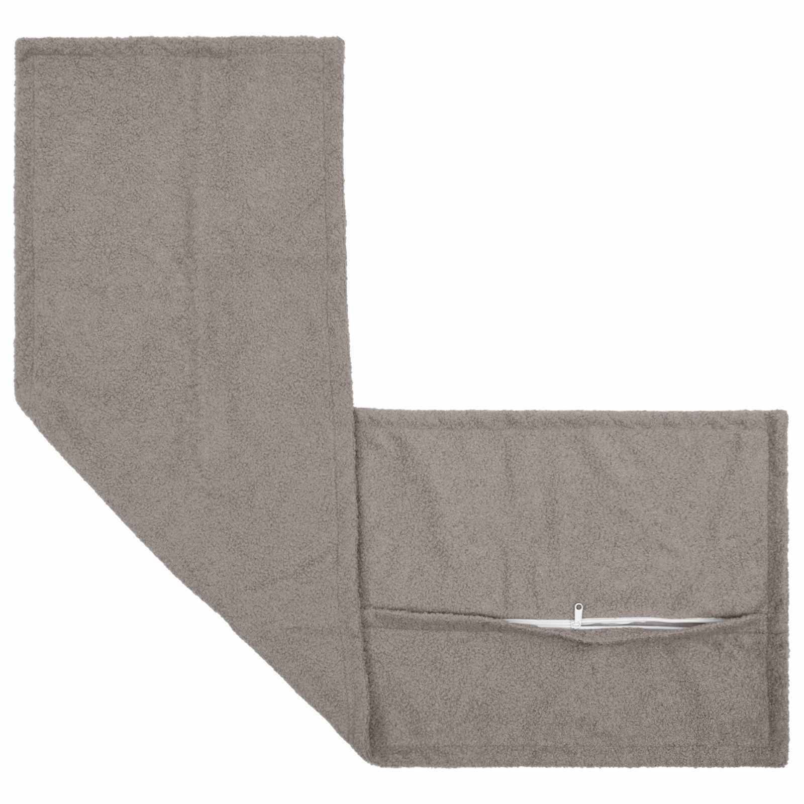 Federa 2 pcs HOUTEN Grigio Chiaro 40 x 145 cm Bouclé