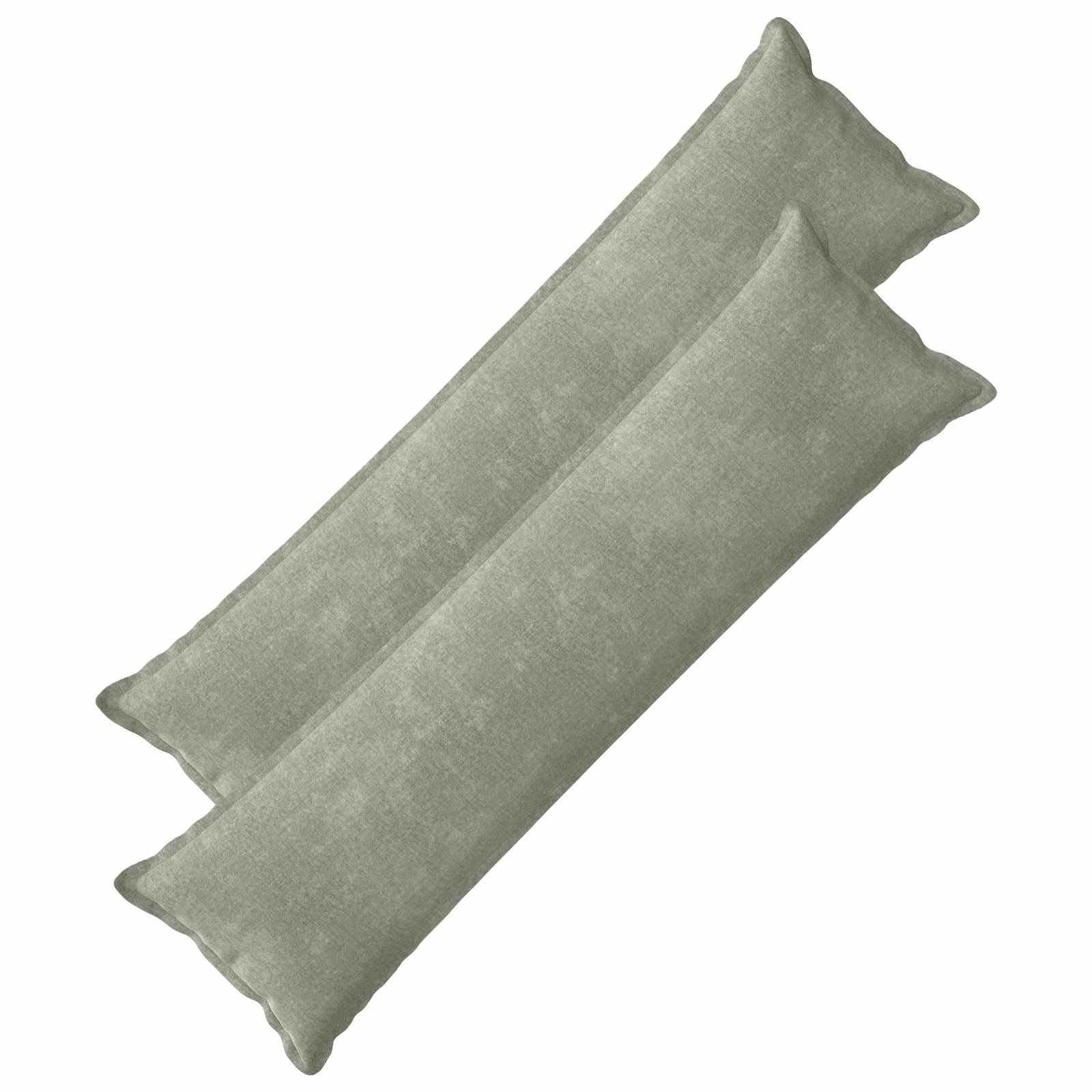 Federa 2 pz HOUTEN Verde 40 x 145 cm Tessuto Chenille
