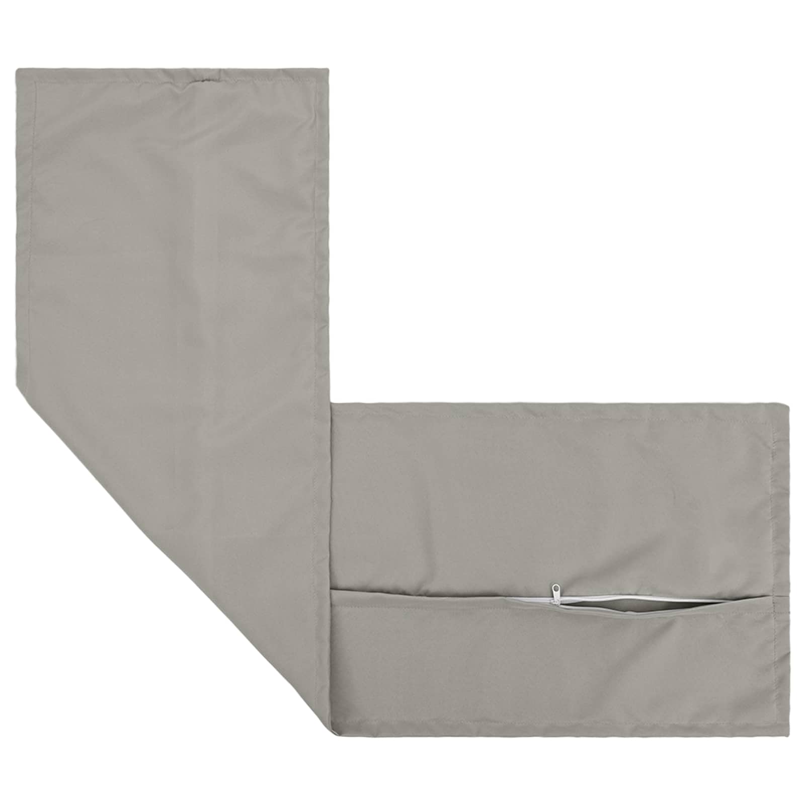 Federa 2 pz HOUTEN Grigio 40 x 145 cm Poliestere