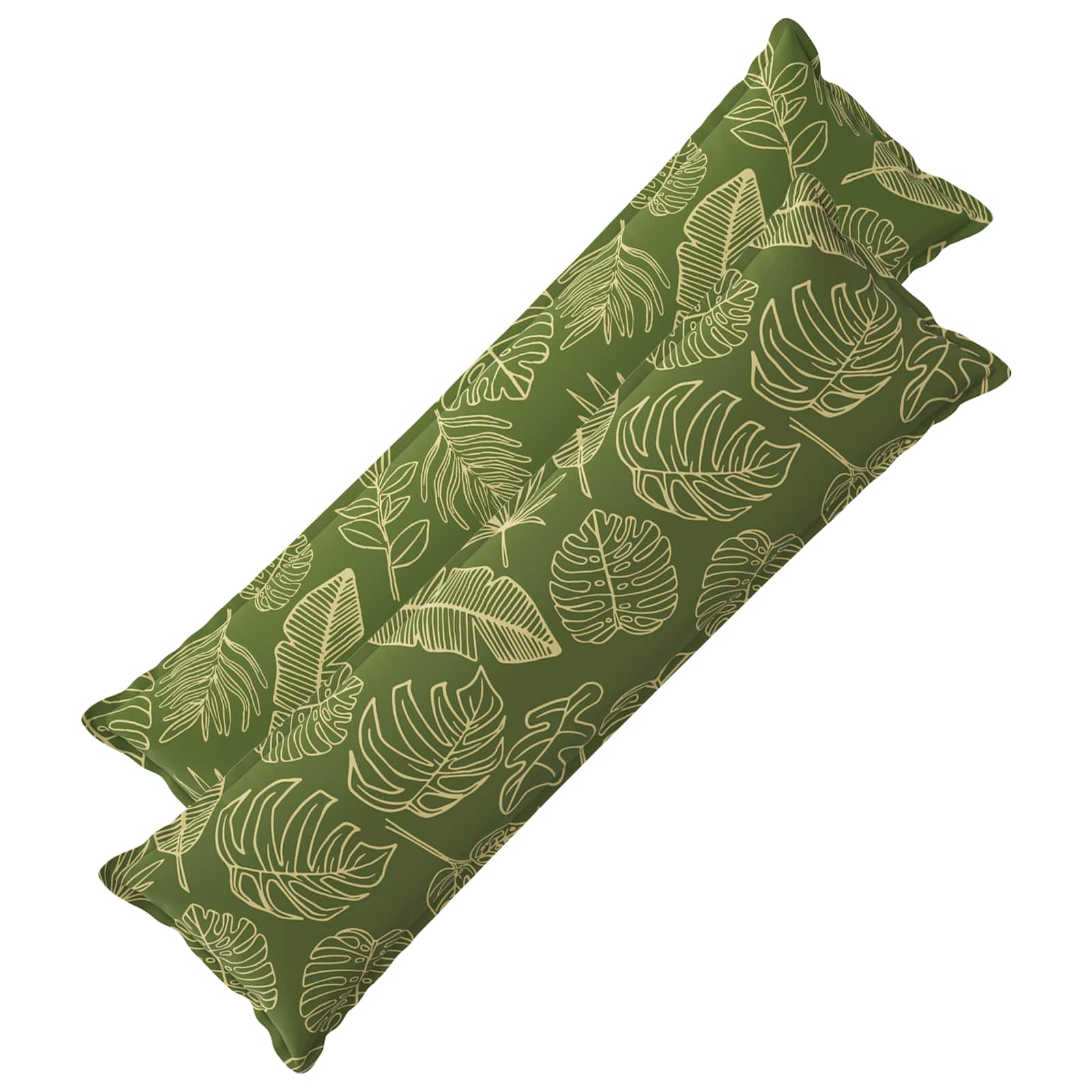 Federa 2 pz HOUTEN Design a foglia 40 x 145 cm Poliestere