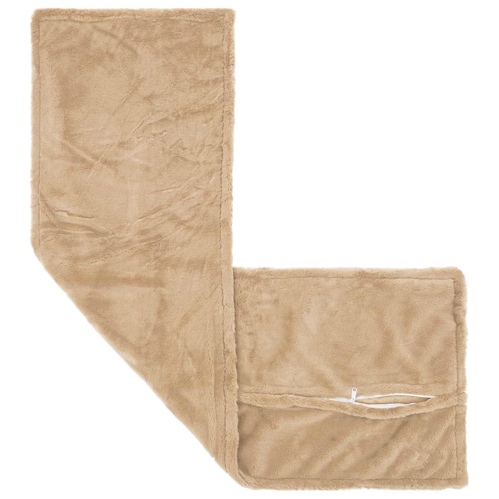 Federa HOUTEN Crema 40 x 145 cm Pelliccia di Coniglio Finta