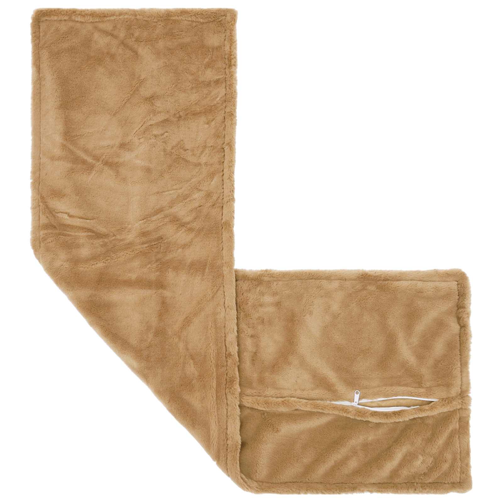 Federa HOUTEN Tortora 40 x 145 cm Pelliccia di Coniglio Finta