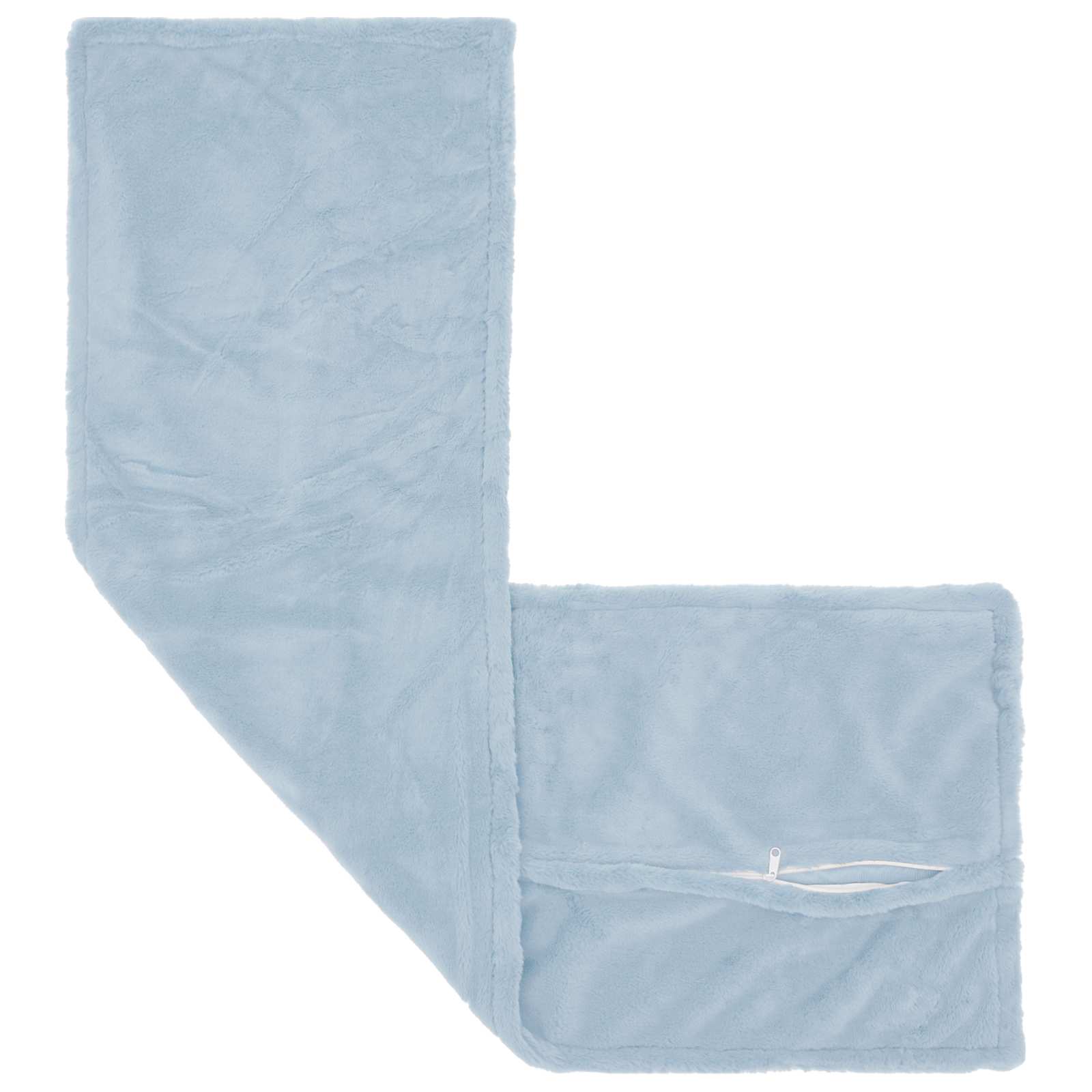 Federa HOUTEN Azzurro 40 x 145 cm Pelliccia di Coniglio Finta