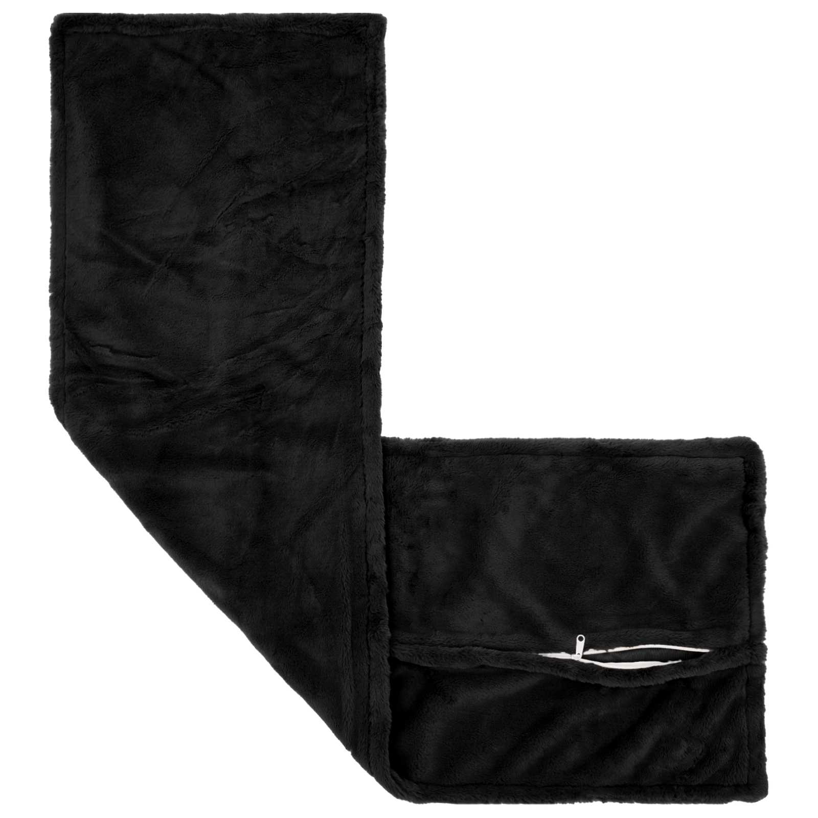 Federa 2 pz HOUTEN Nero 40 x 145 cm Pelliccia di Coniglio Finta