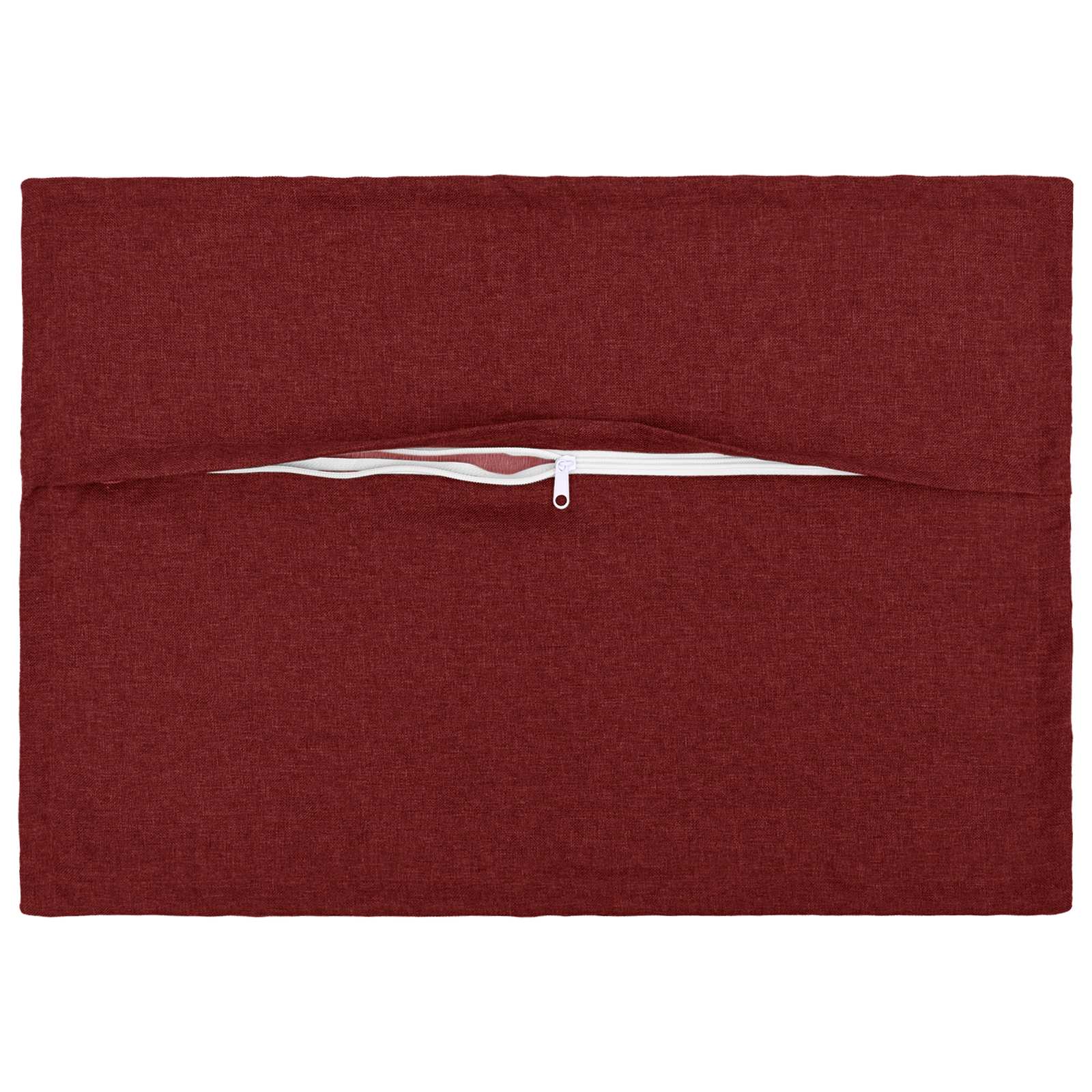 Federa 6 pcs HOUTEN Rosso Vino 40 x 60 cm Lino