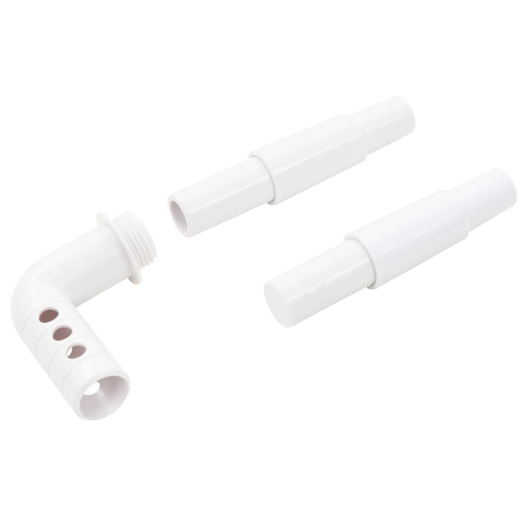 Fontana da Piscina 13 pz Bianco