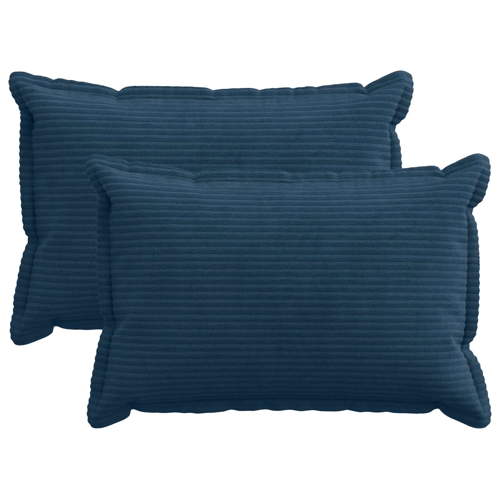 Federa 2 pz HOUTEN Blu navy 40 x 60 cm corduroy