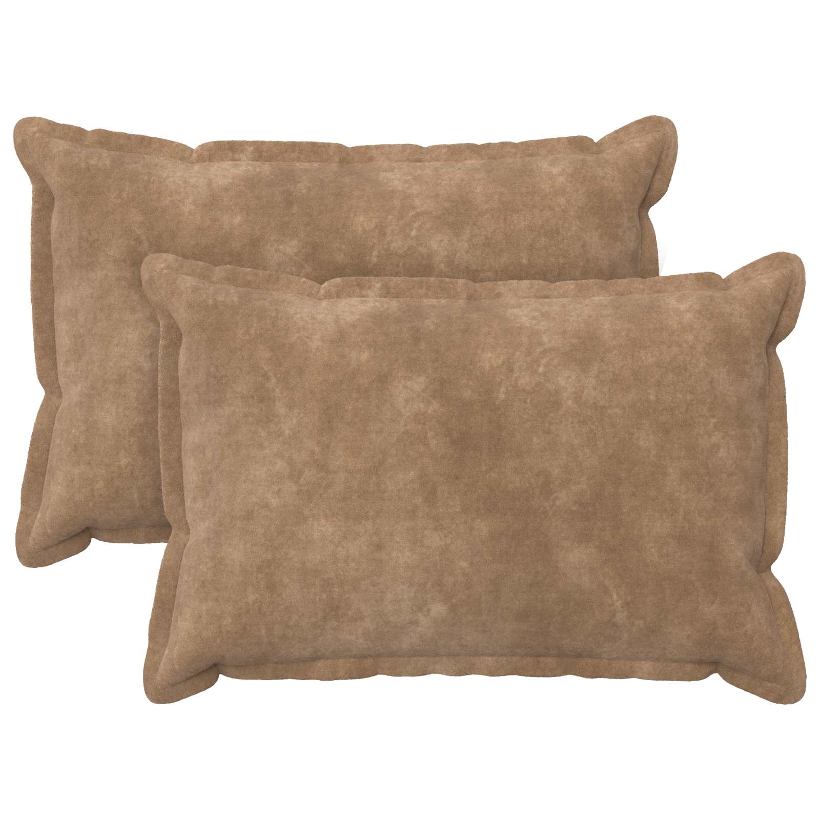 Federa 2 pcs HOUTEN Tortora 40 x 60 cm Fleece in microfibra