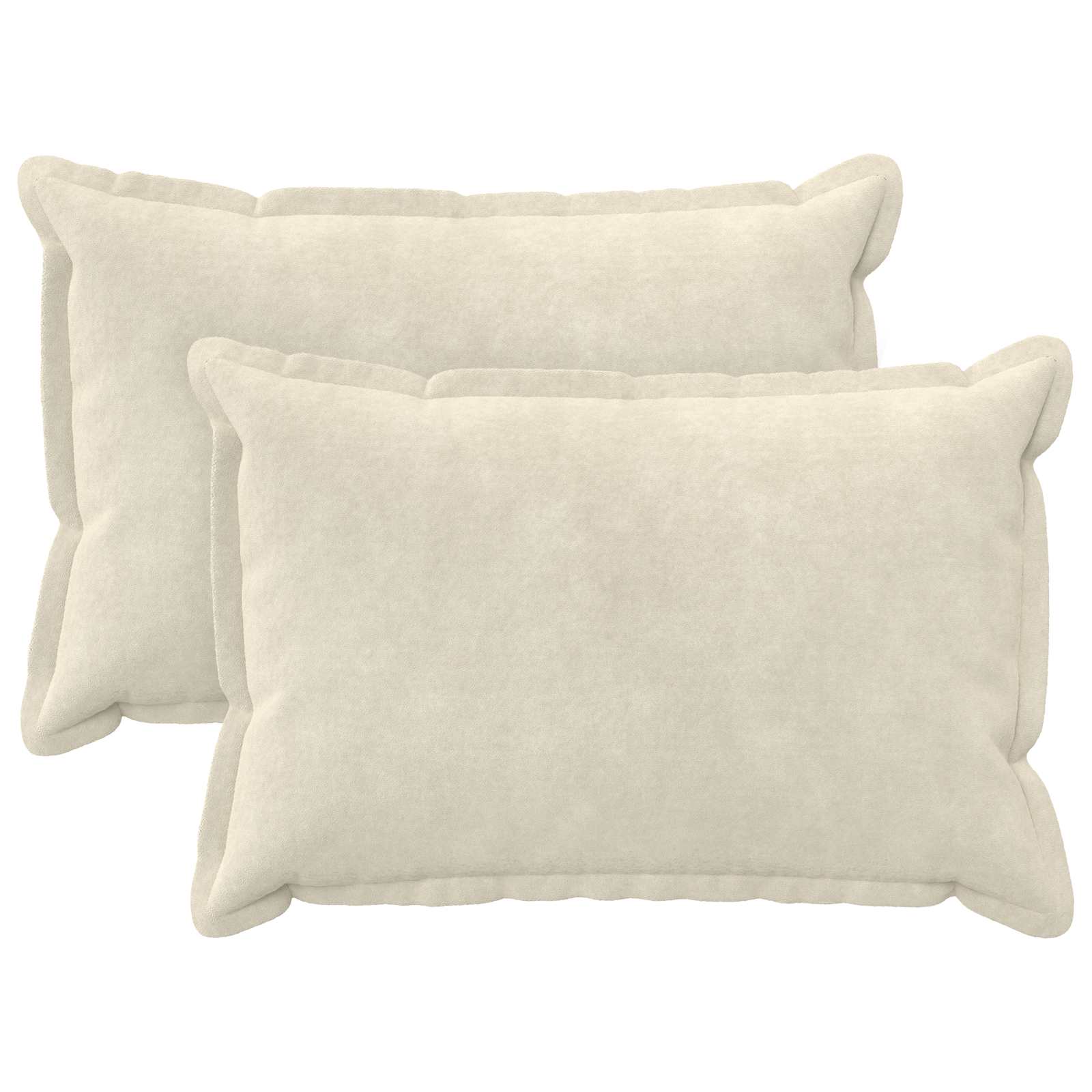 Federa 2 pcs HOUTEN Crema 40 x 60 cm Fleece in microfibra
