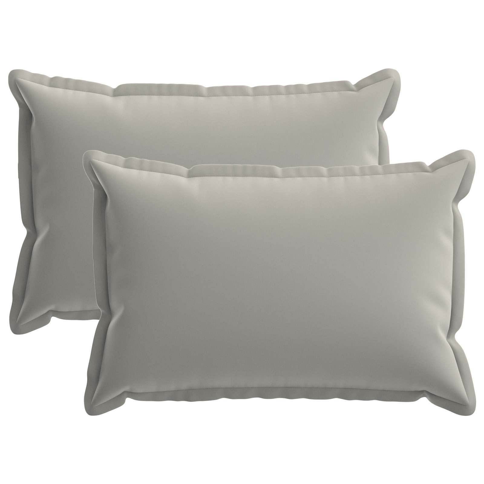 Federa 2 pz HOUTEN Grigio 40 x 60 cm Poliestere