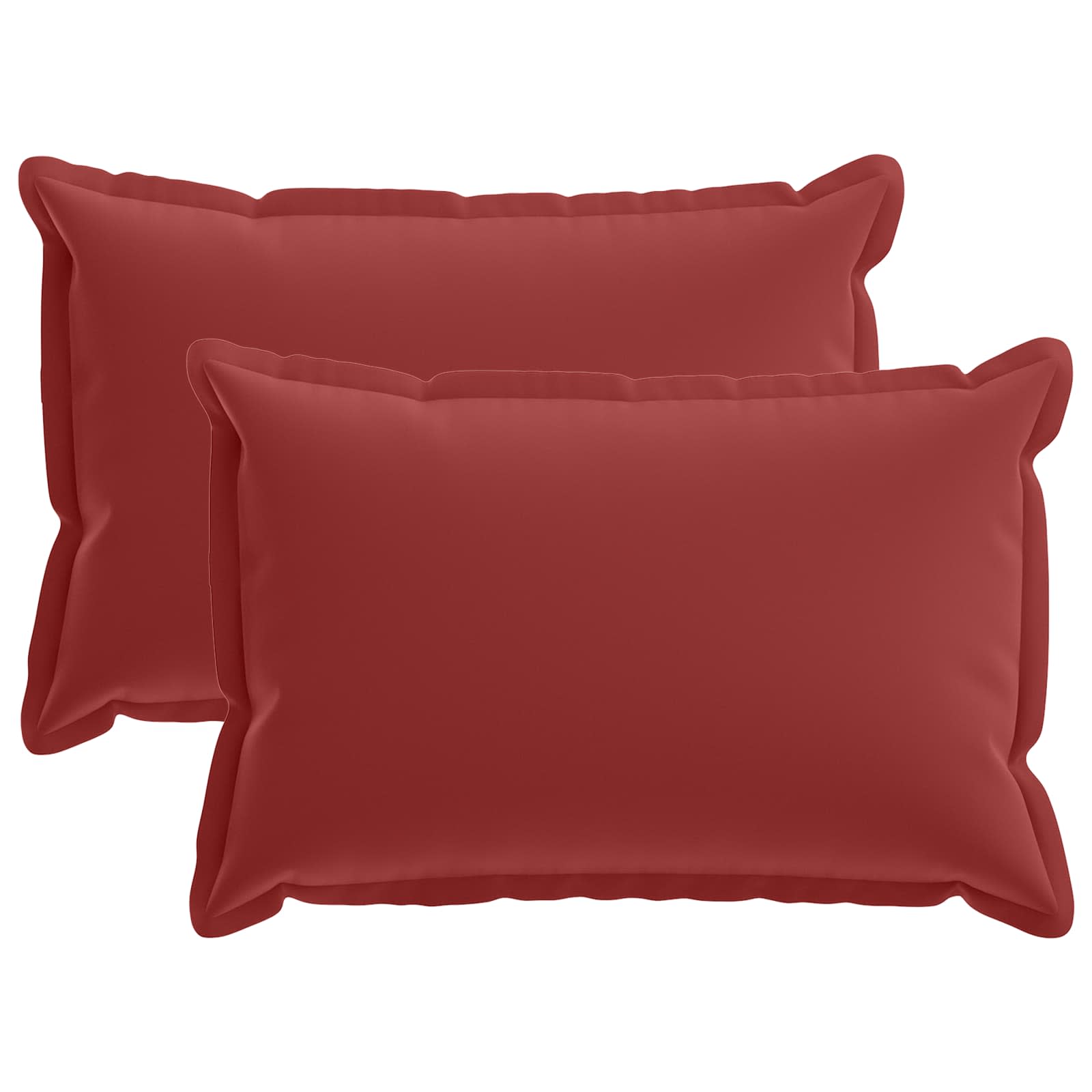 Federa 2 pz HOUTEN Rosso Vino 40 x 60 cm Poliestere