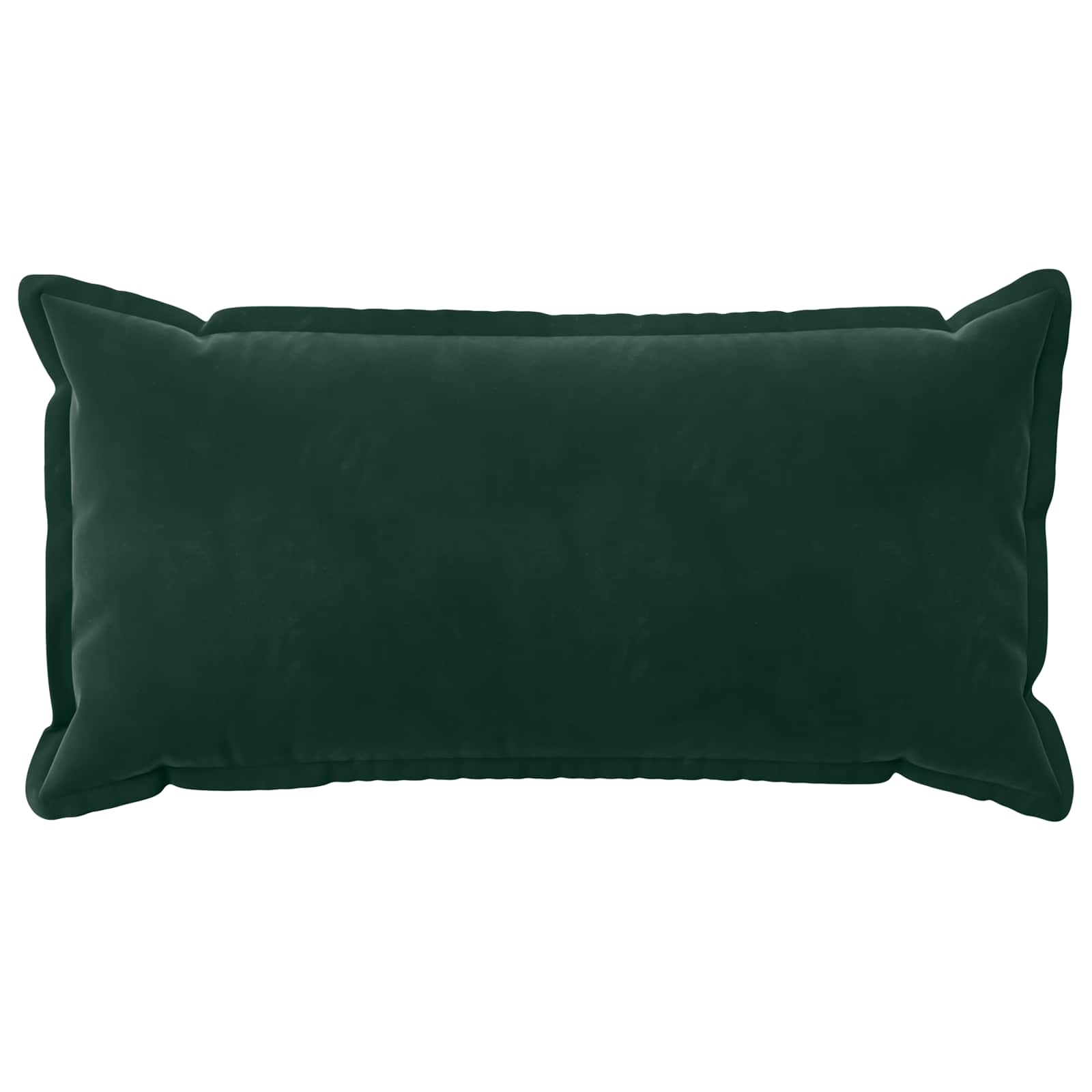 Federa 2 pcs HOUTEN Verde Scuro 40 x 70 cm Velluto