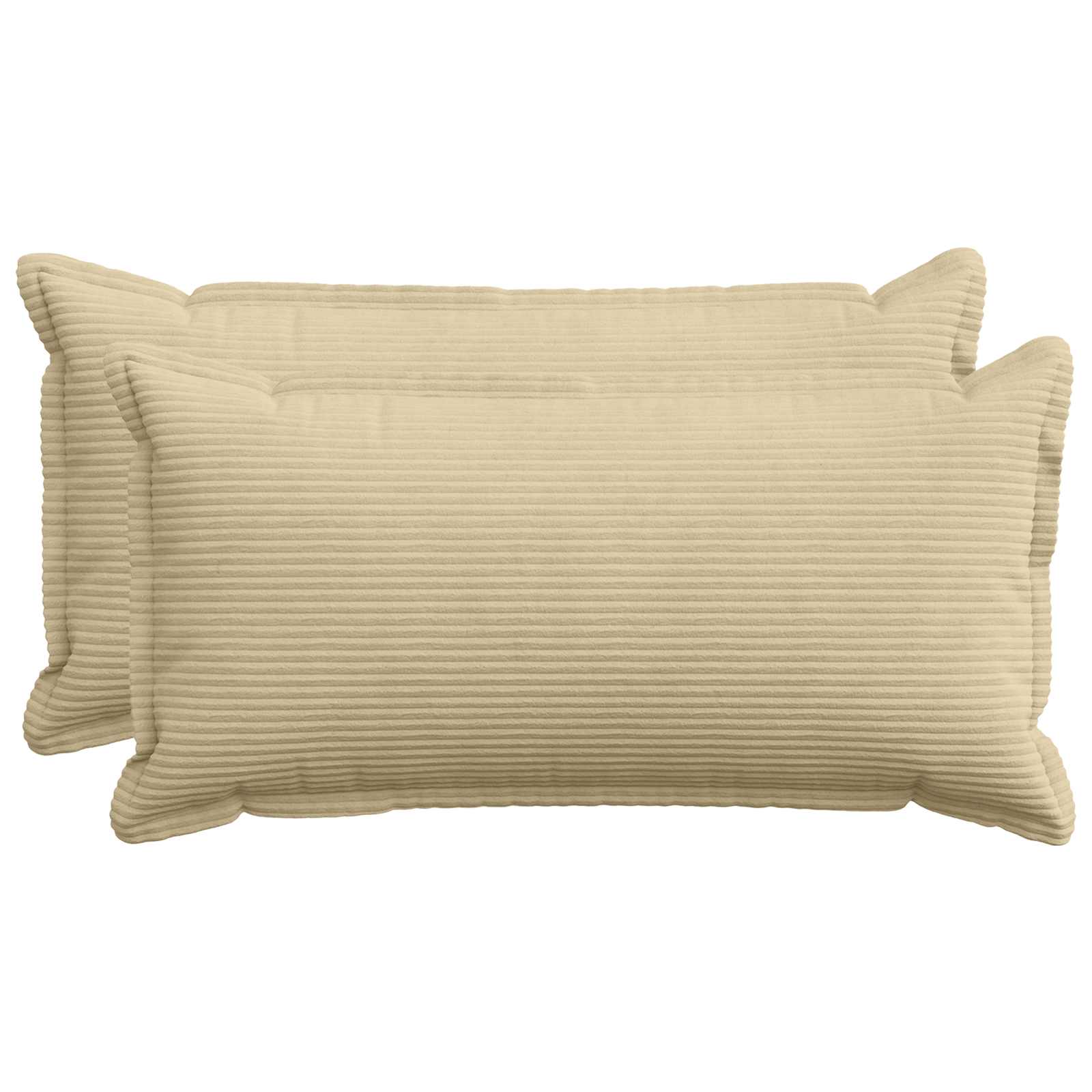Federa 2 pz HOUTEN Grigio Verde Chiaro 40 x 70 cm corduroy